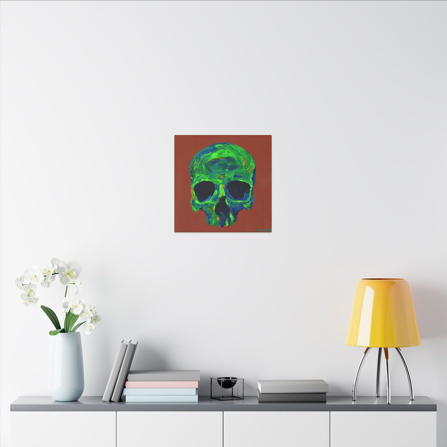 Goopy Skull Canvas Gallery Wrap