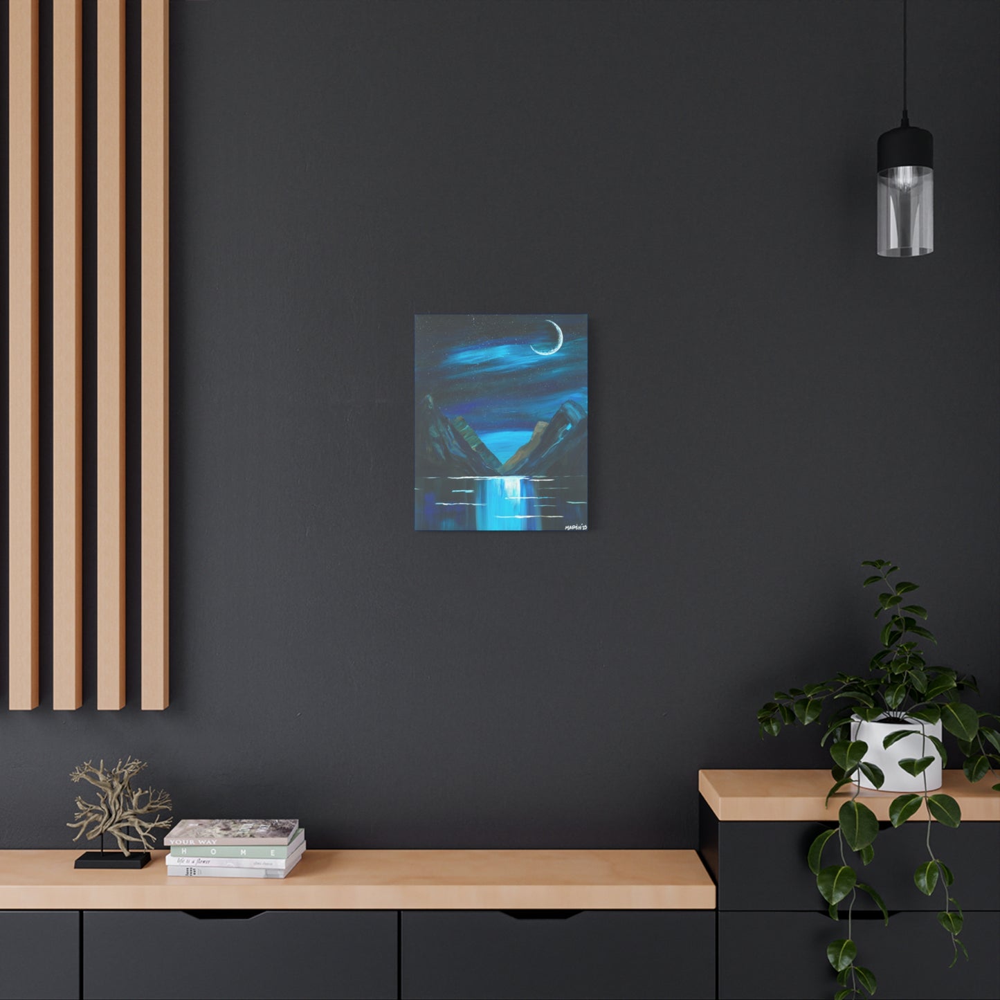 Moon Valley - Matte Canvas, Stretched, 1.25"