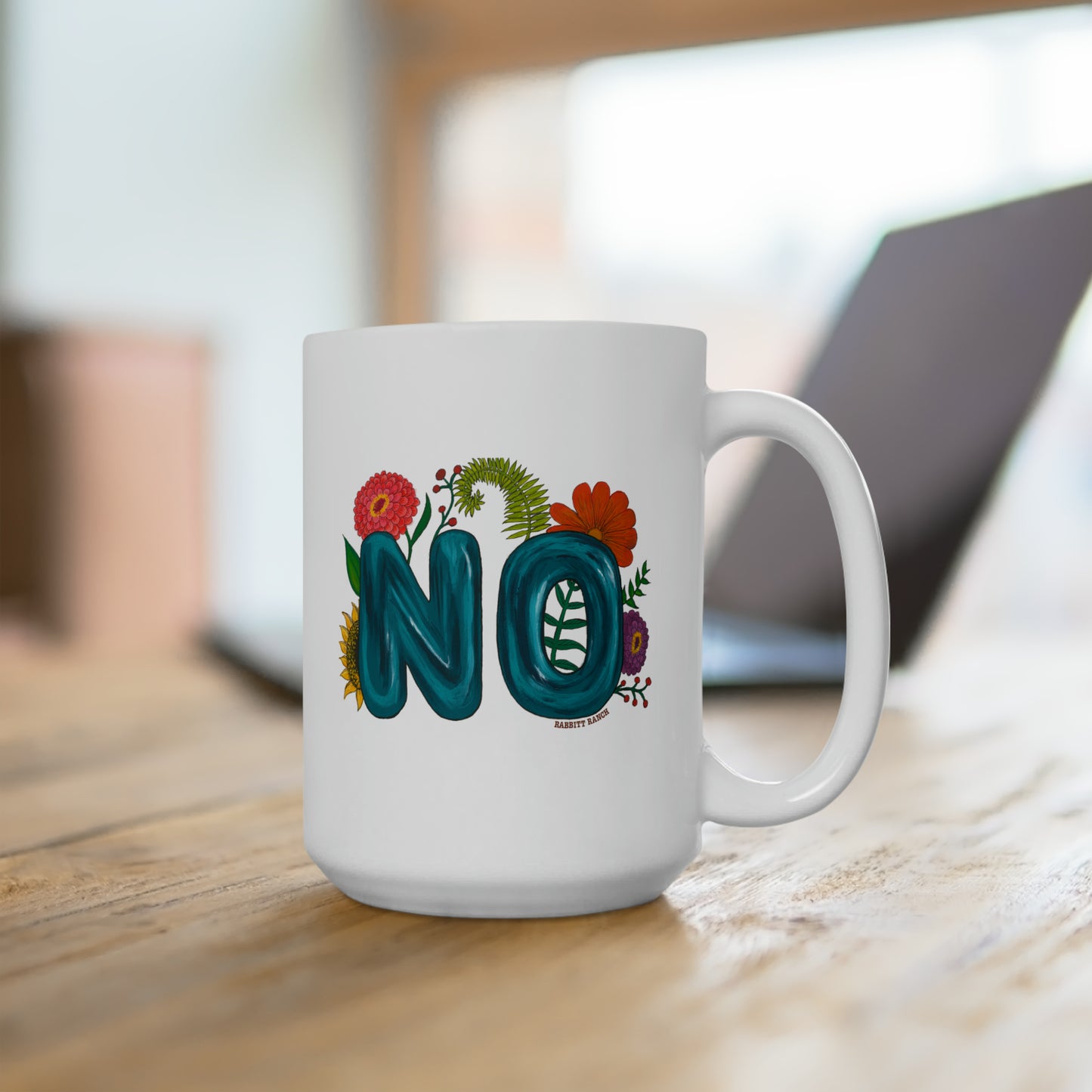 "no" Ceramic Mug 15oz