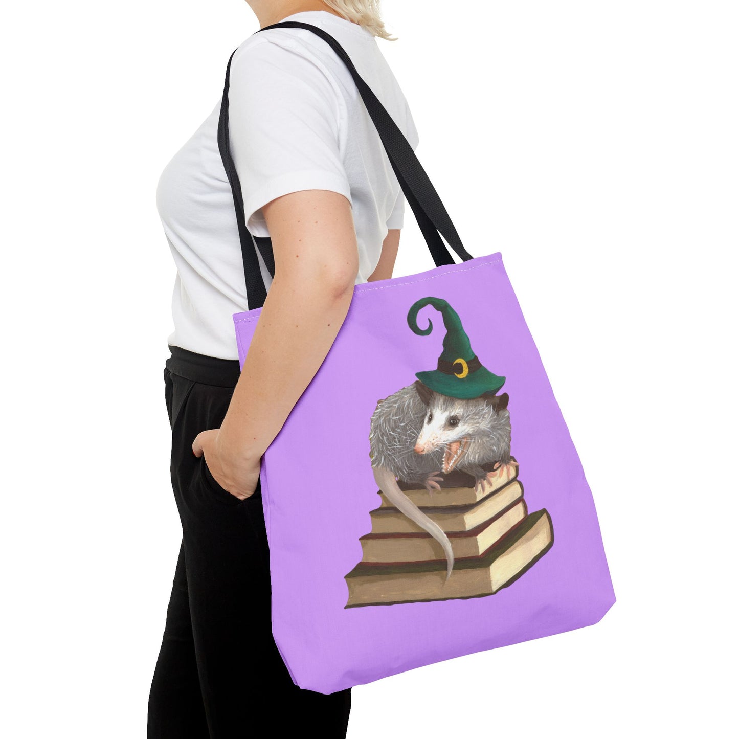 Opossum Witch Tote Bag (AOP)