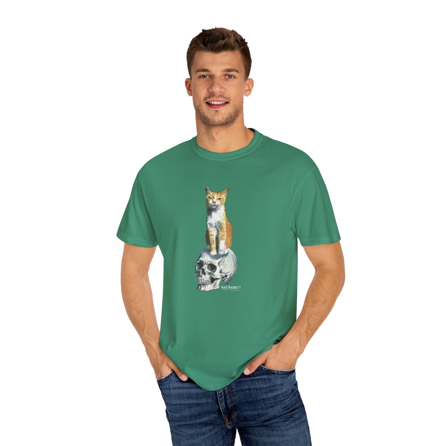 Dave and the Skull of His Enemy Unisex Garment-Dyed T-shirt