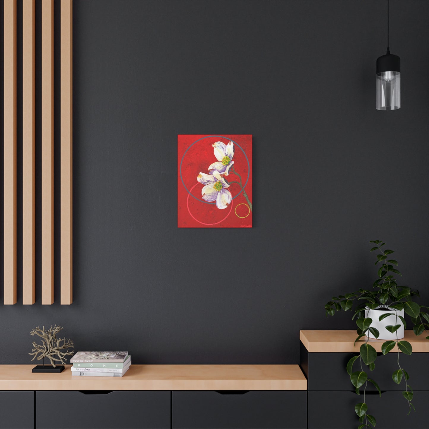 "Dogwood" Matte Canvas, Stretched, 1.25"