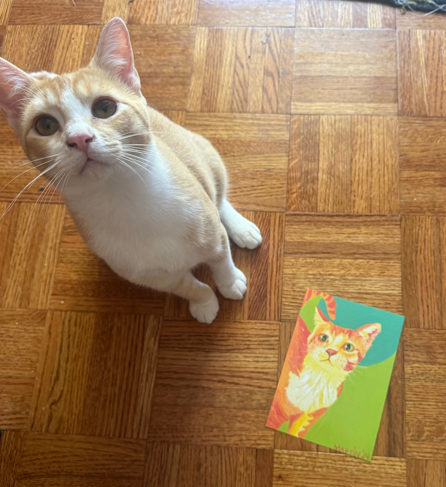 Little Orange Guy Print - 5x7" - FREE SHIPPING IN THE US