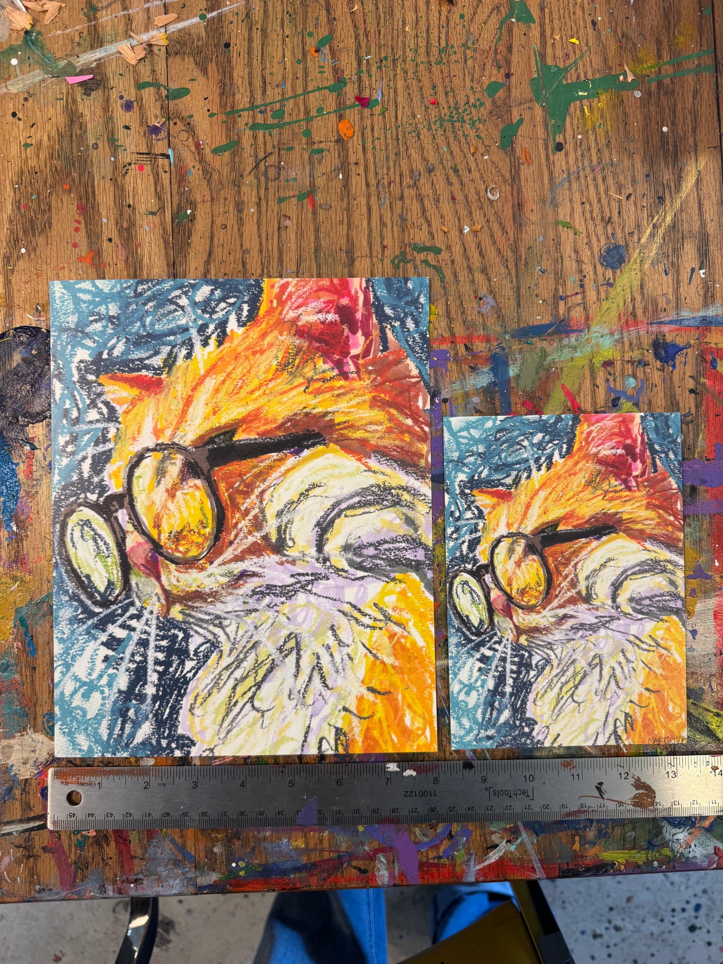 "Outside Dave in Glasses" High Quality Prints - FREE SHIPPING IN THE U.S.