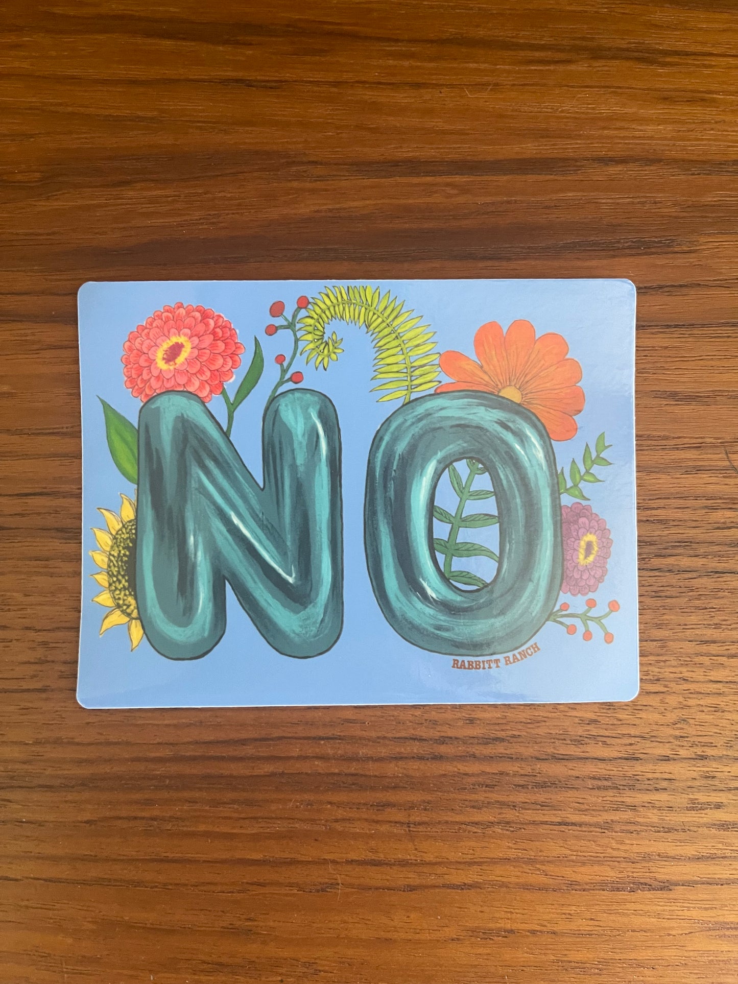 Large “no” sticker - FREE SHIPPING IN THE US