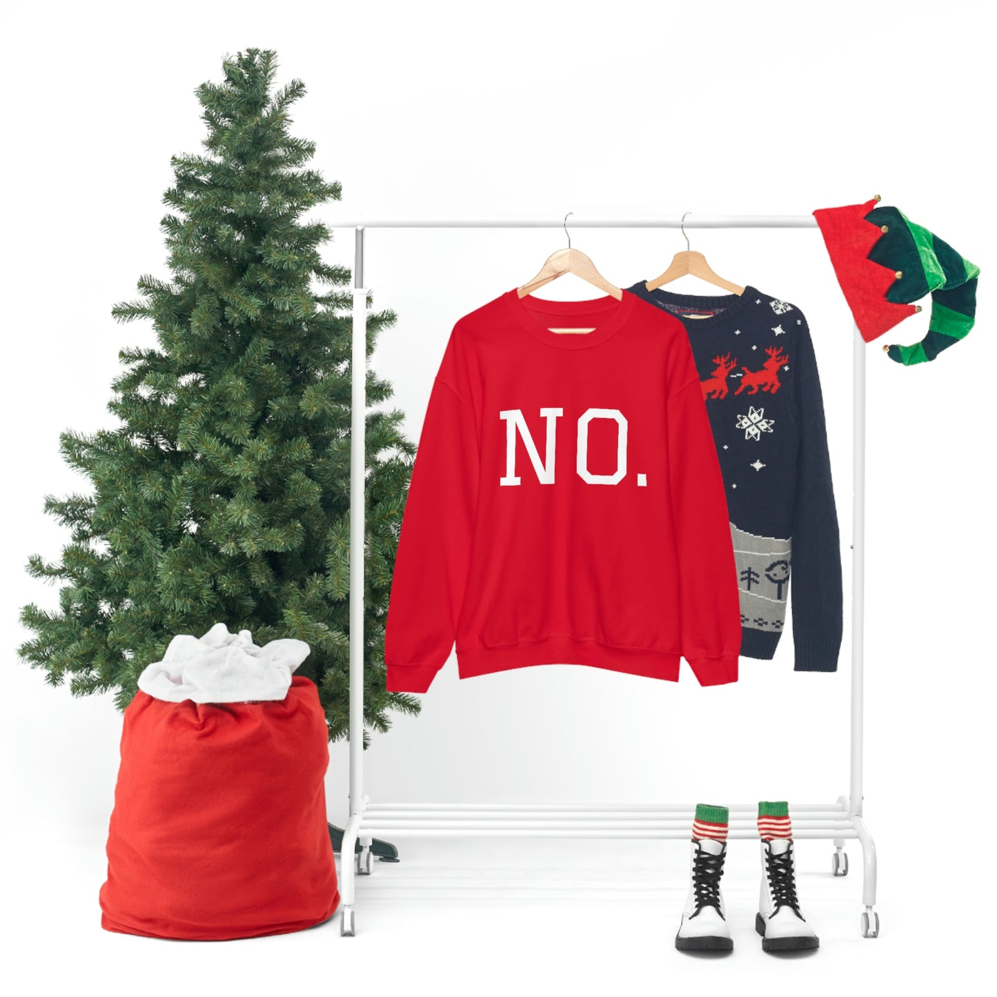 "NO" Unisex Heavy Blend™ Crewneck Sweatshirt