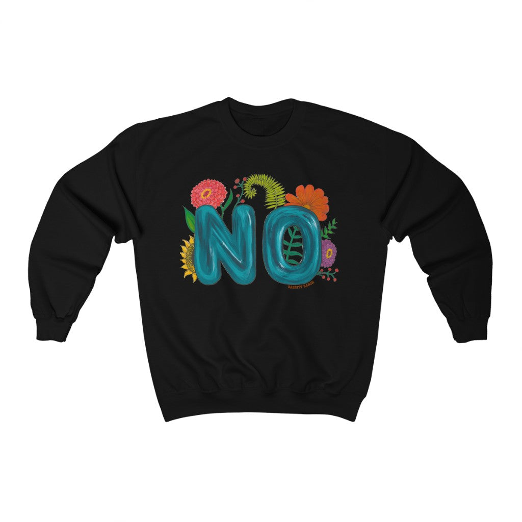 "NO" Unisex Heavy Blend™ Crewneck Sweatshirt