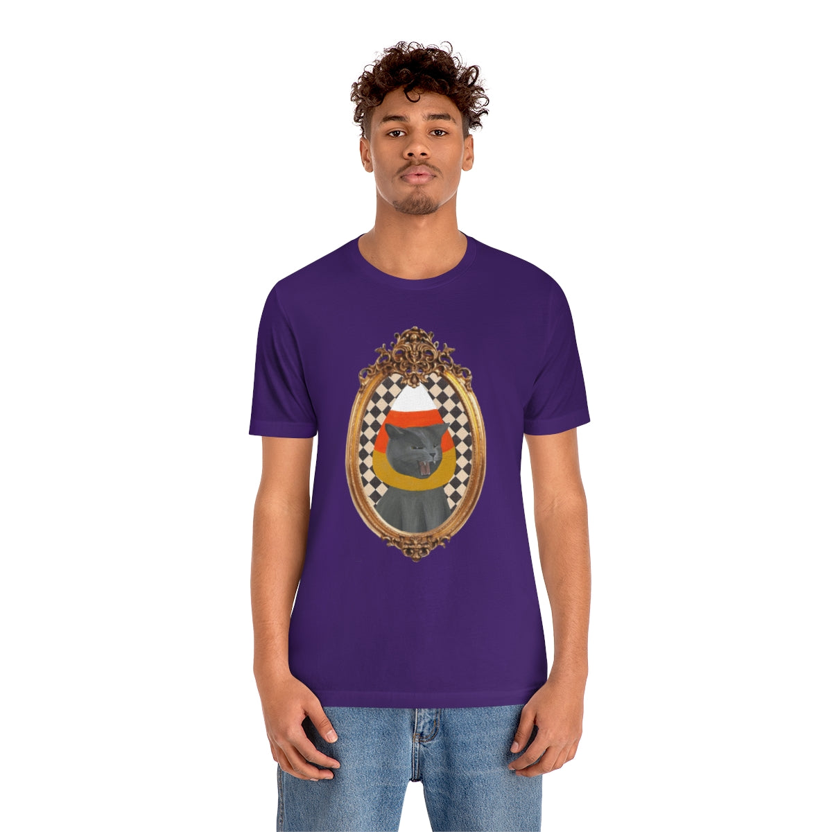 Framed Candy Corn Toni Unisex Jersey Short Sleeve Tee