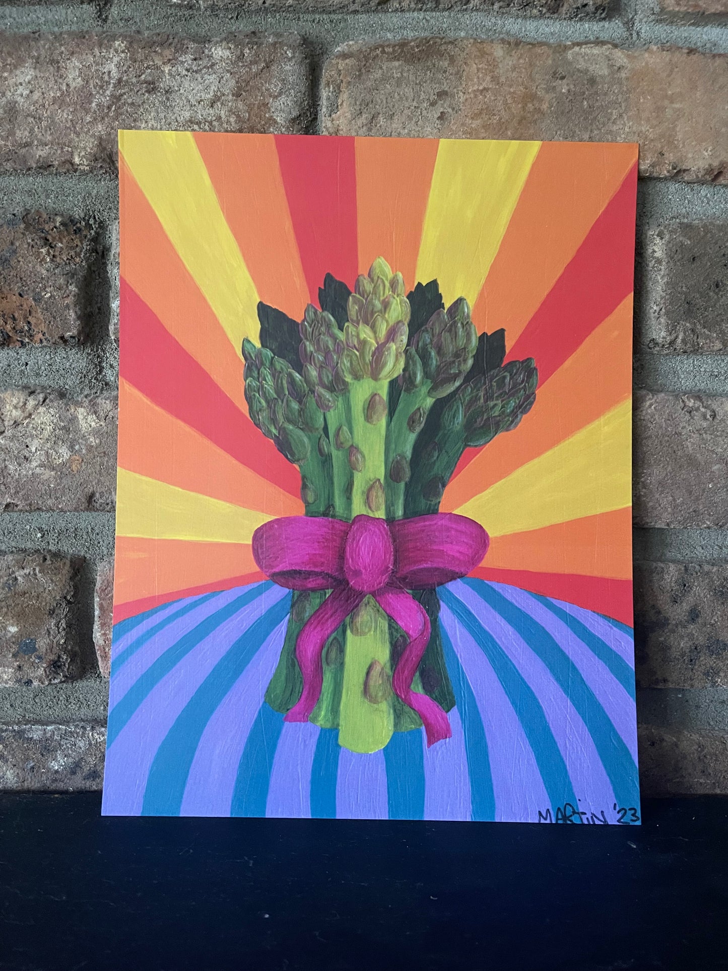 The Age of Asparagus 8.5x11 print - FREE SHIPPING IN US