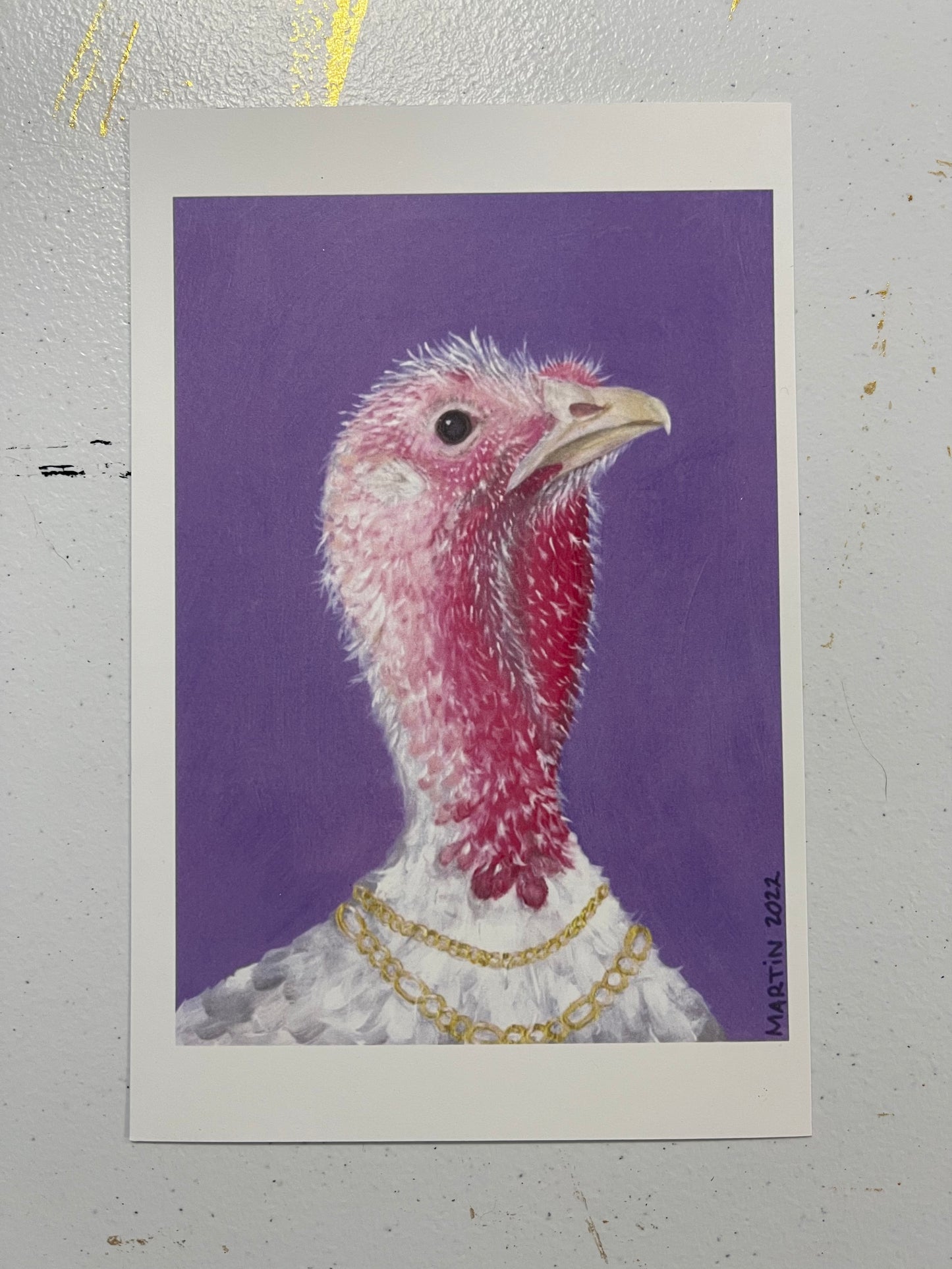 Turkey mini print (5X7) Free shipping in US!