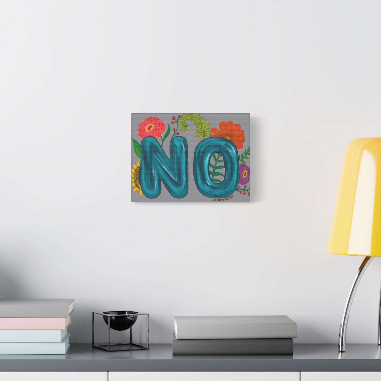 "NO" Canvas Gallery Wraps