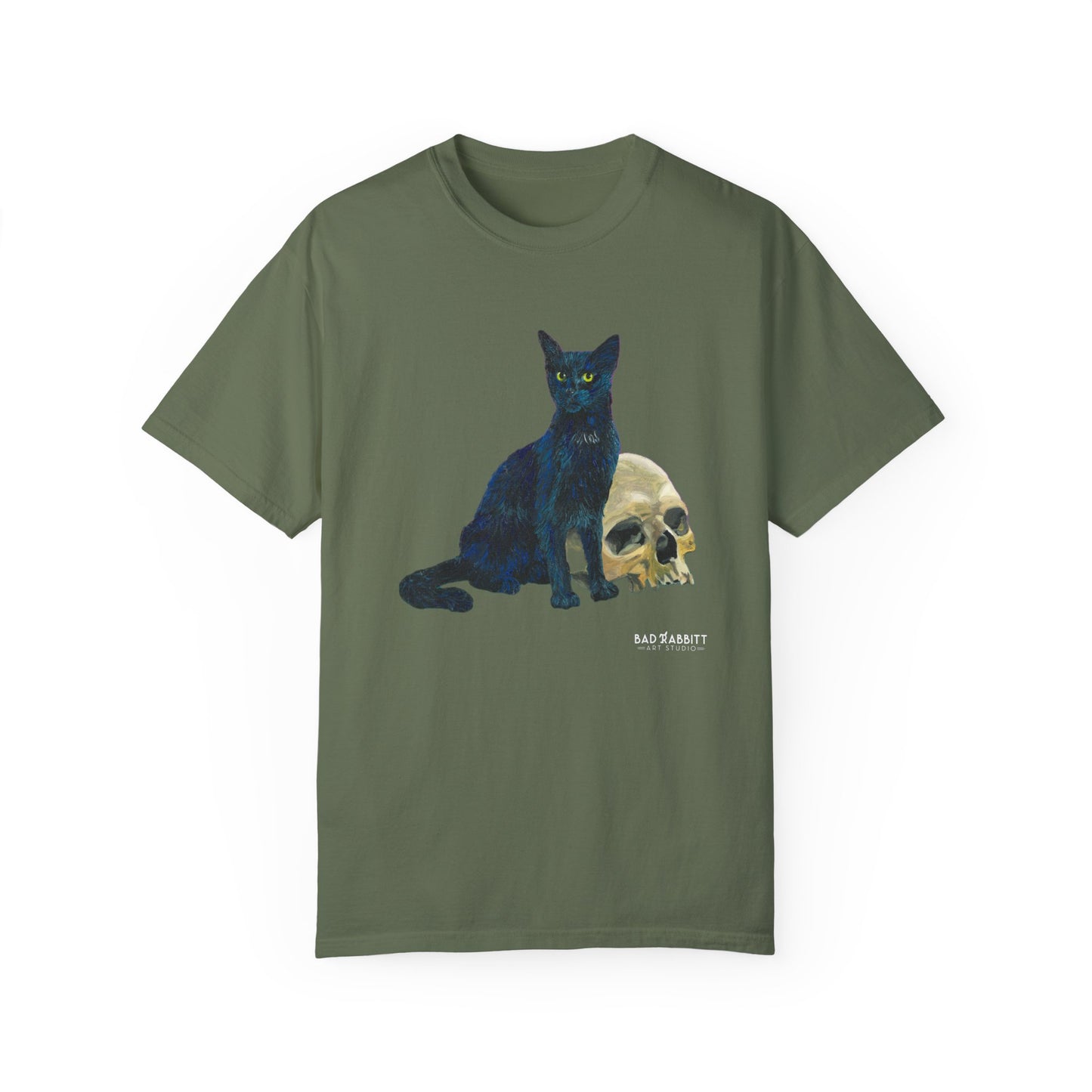 Gene Parmesan with the Skull of Dave's Enemy Unisex Garment-Dyed T-shirt