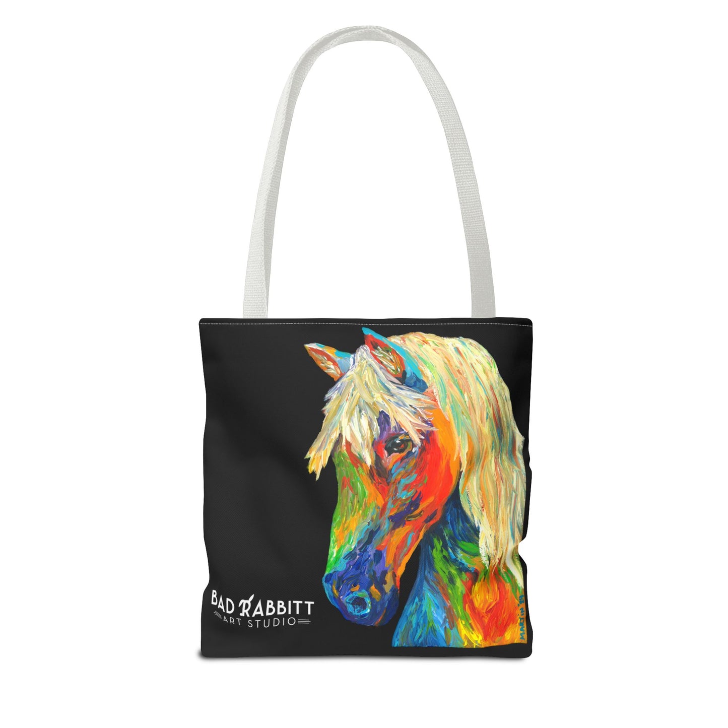 Rainbow Horse Tote Bag (AOP)