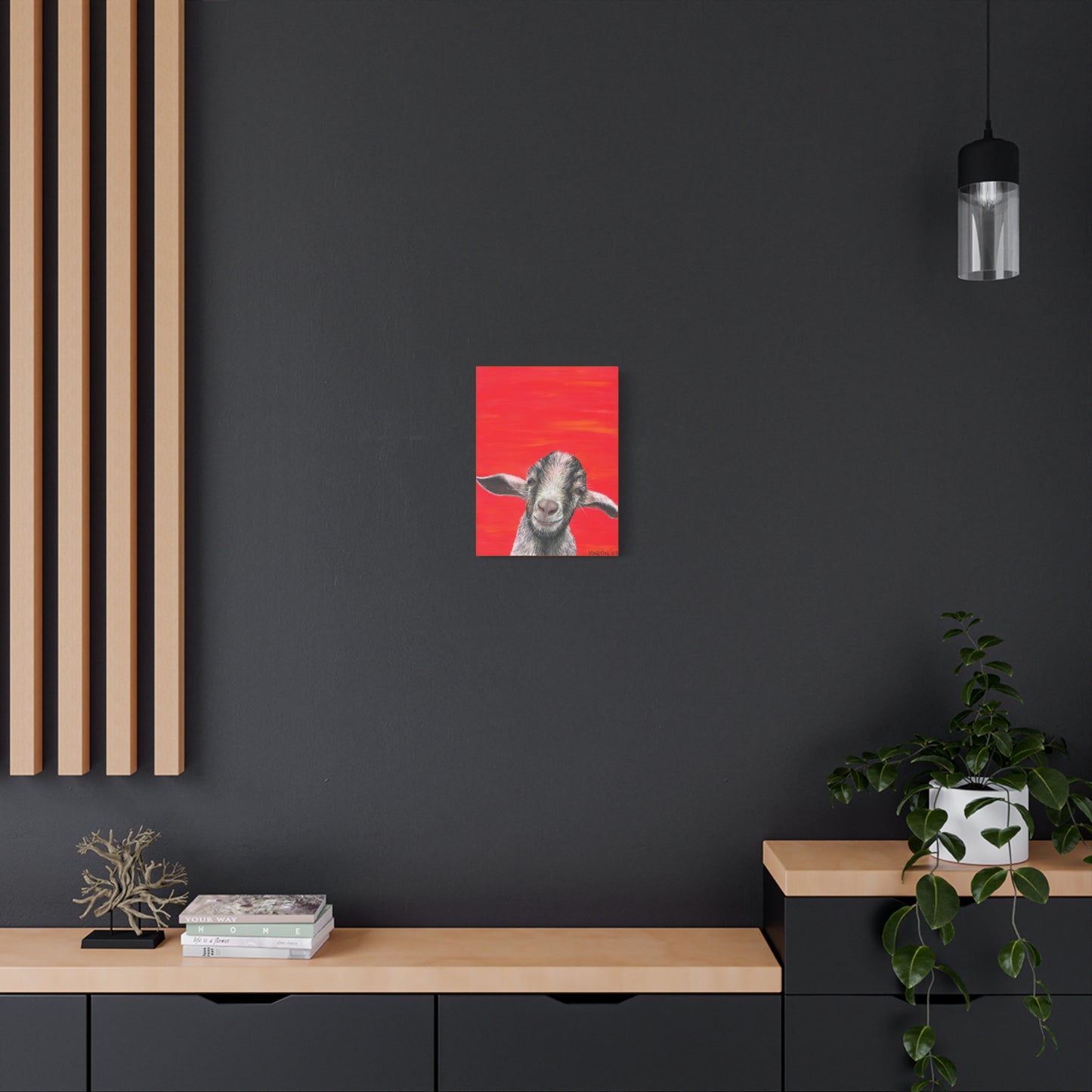 Parsnip the Goat Canvas Gallery Wrap