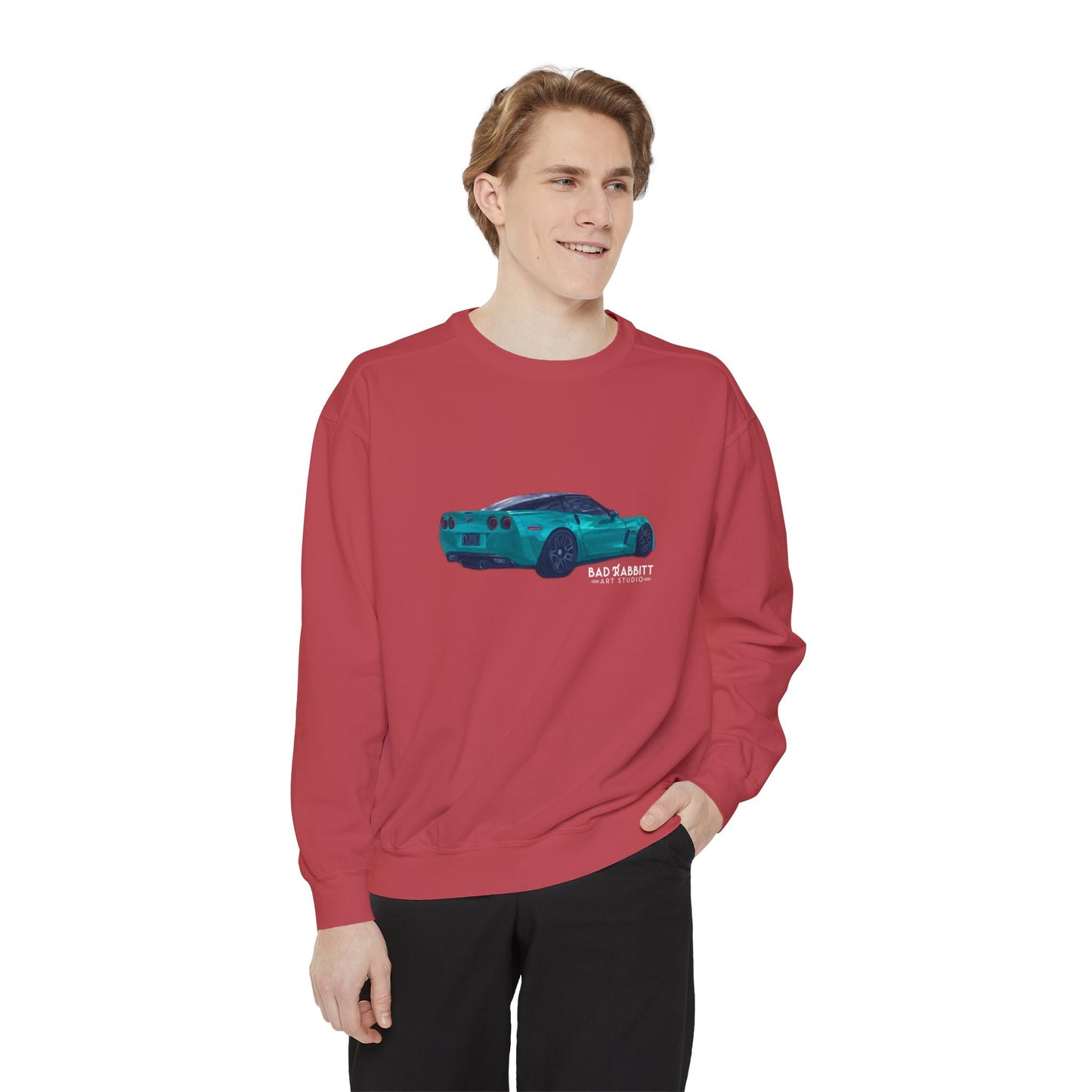 C6 Z06 Corvette Unisex Garment-Dyed Sweatshirt