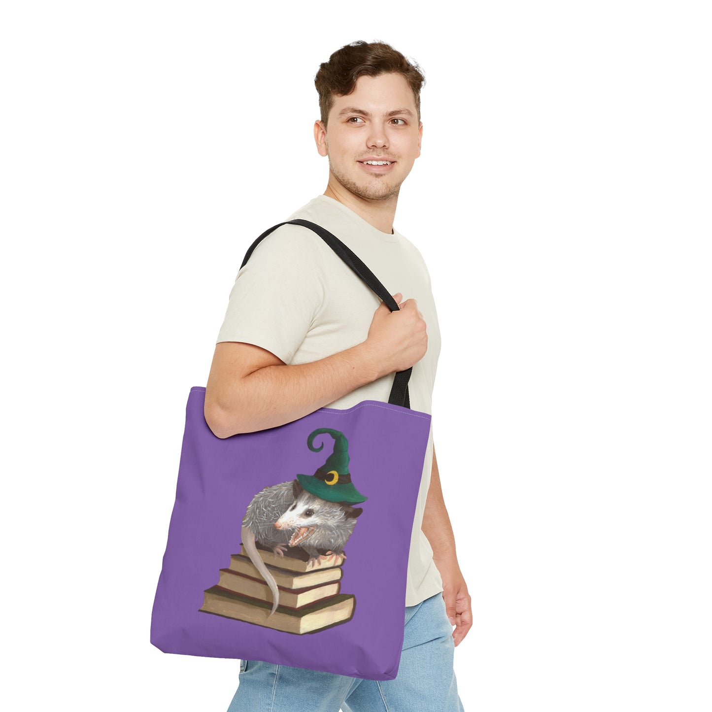 Opossum Witch Tote Bag (AOP)
