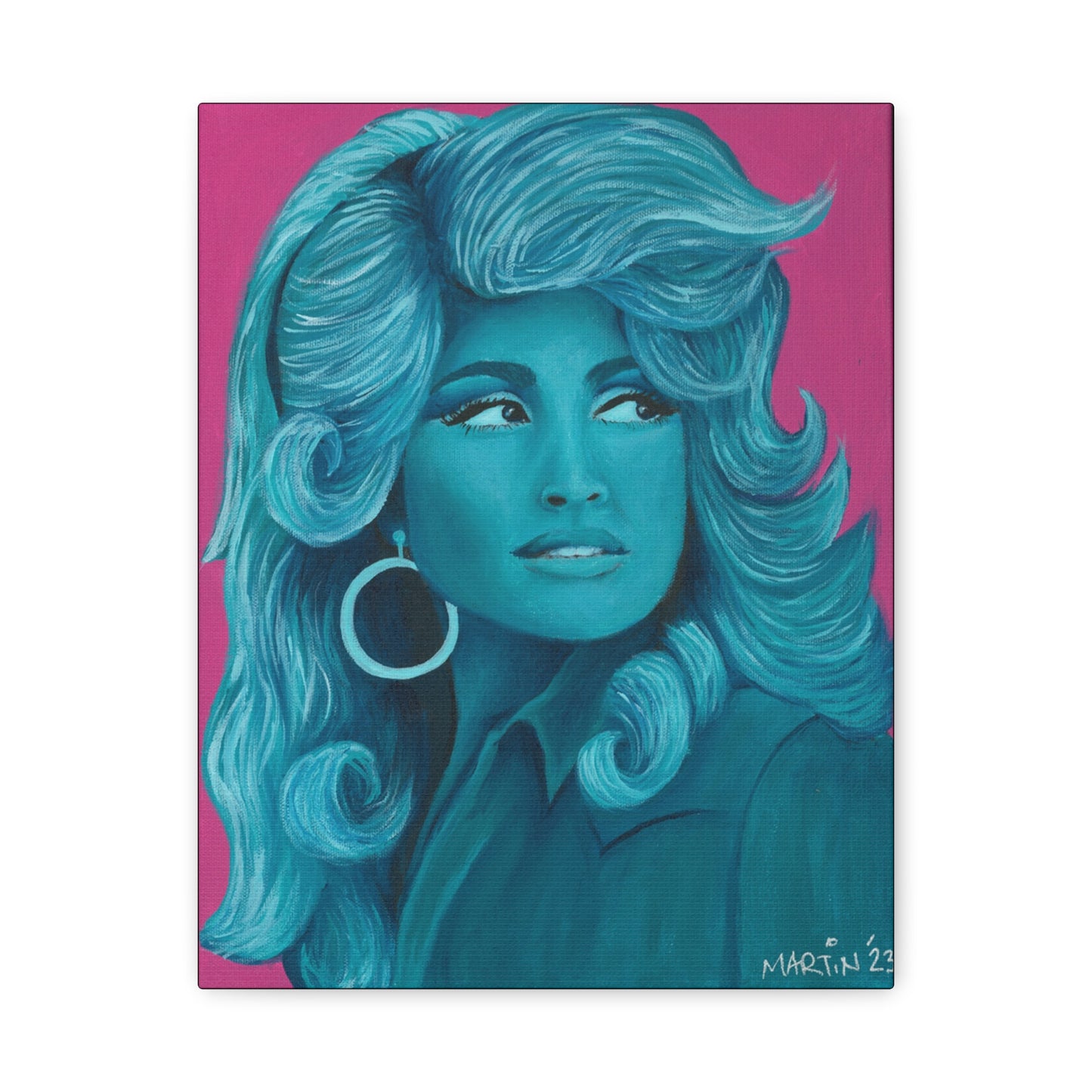 Teal Dolly - Canvas Gallery Wrap