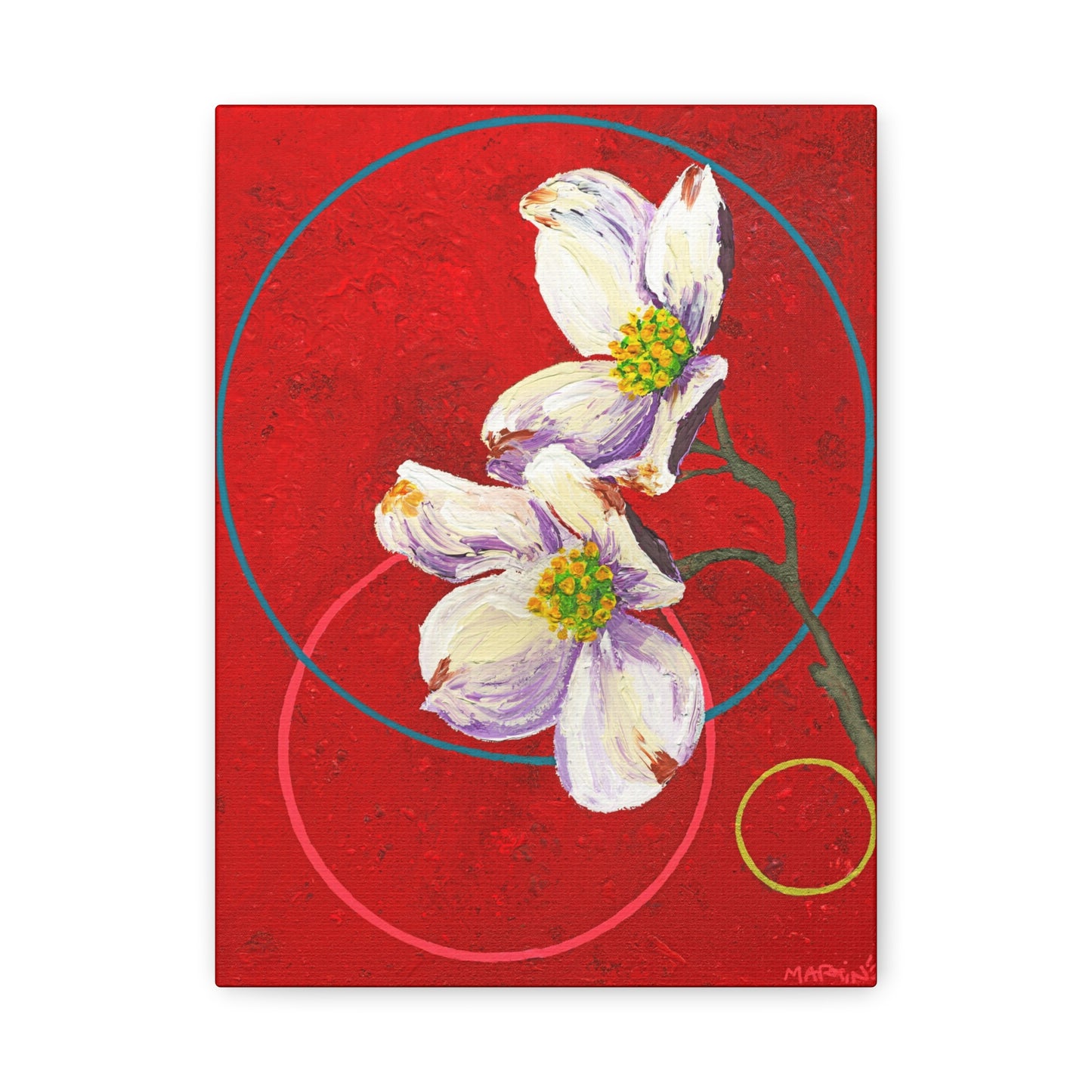 "Dogwood" Matte Canvas, Stretched, 1.25"