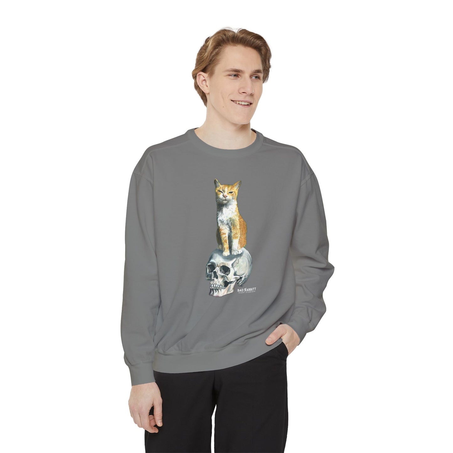 Dave and the Skull of His Enemy Unisex Garment-Dyed Sweatshirt