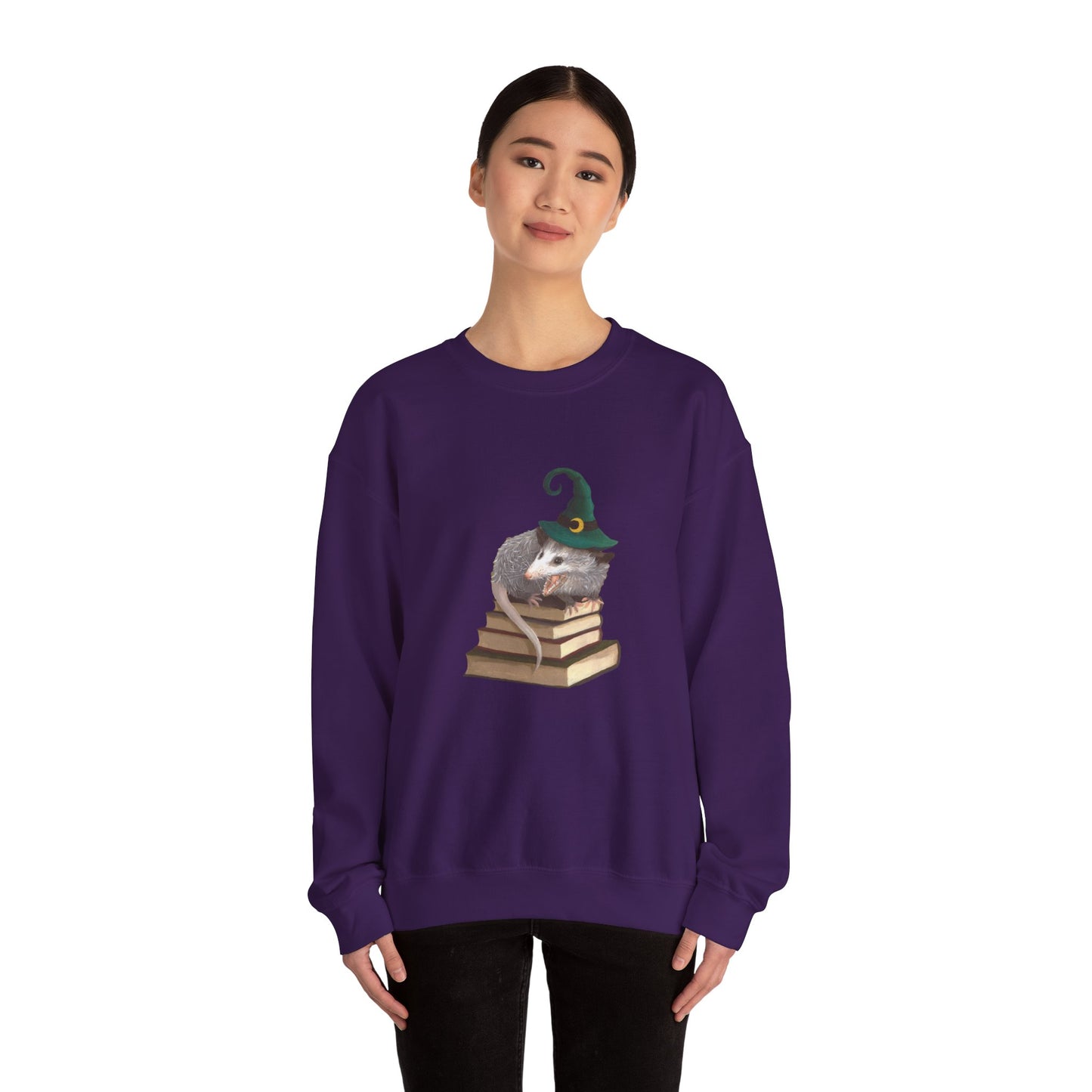 Opossum Witch Unisex Heavy Blend™ Crewneck Sweatshirt