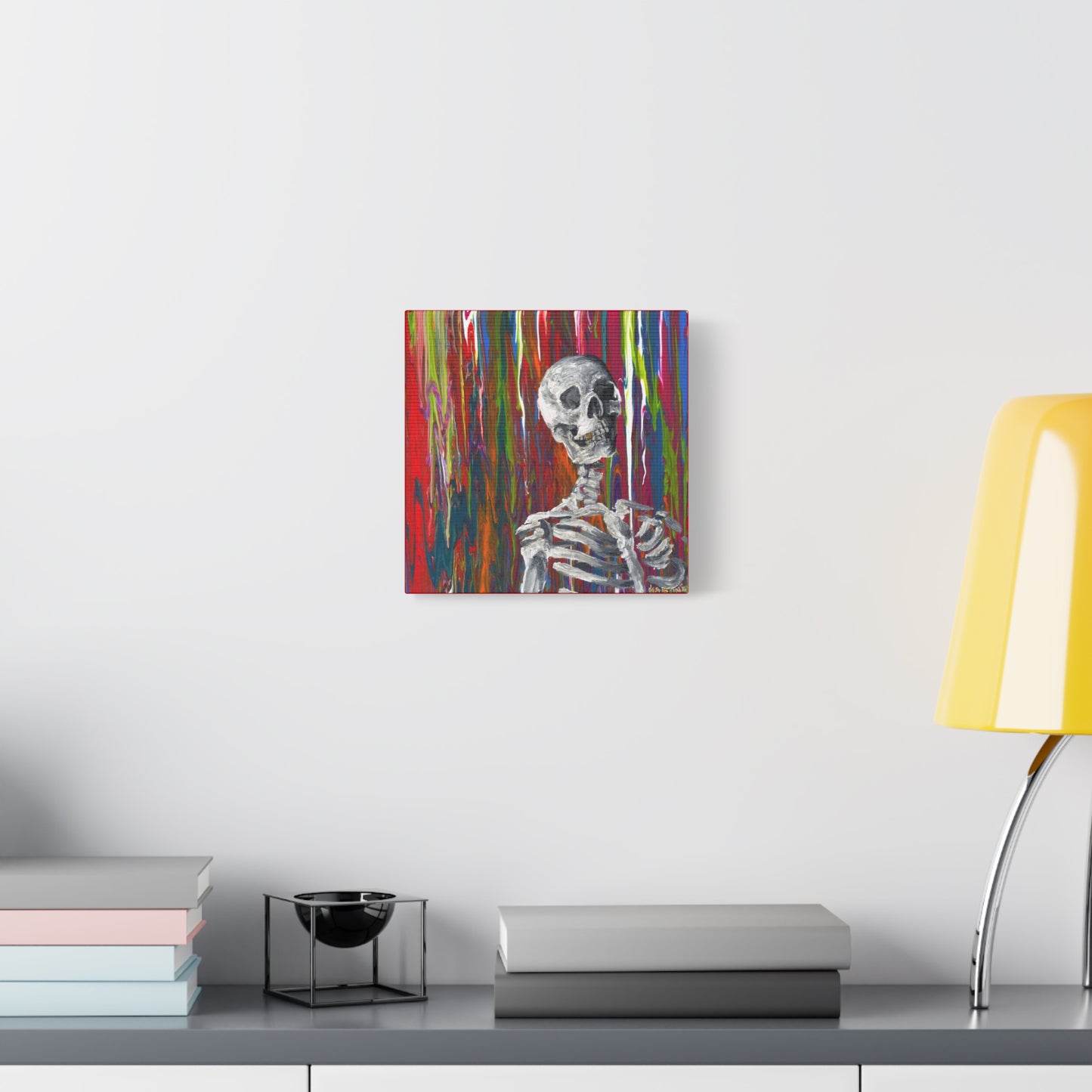 "Glitter Bones" Matte Canvas, Stretched, 1.25"