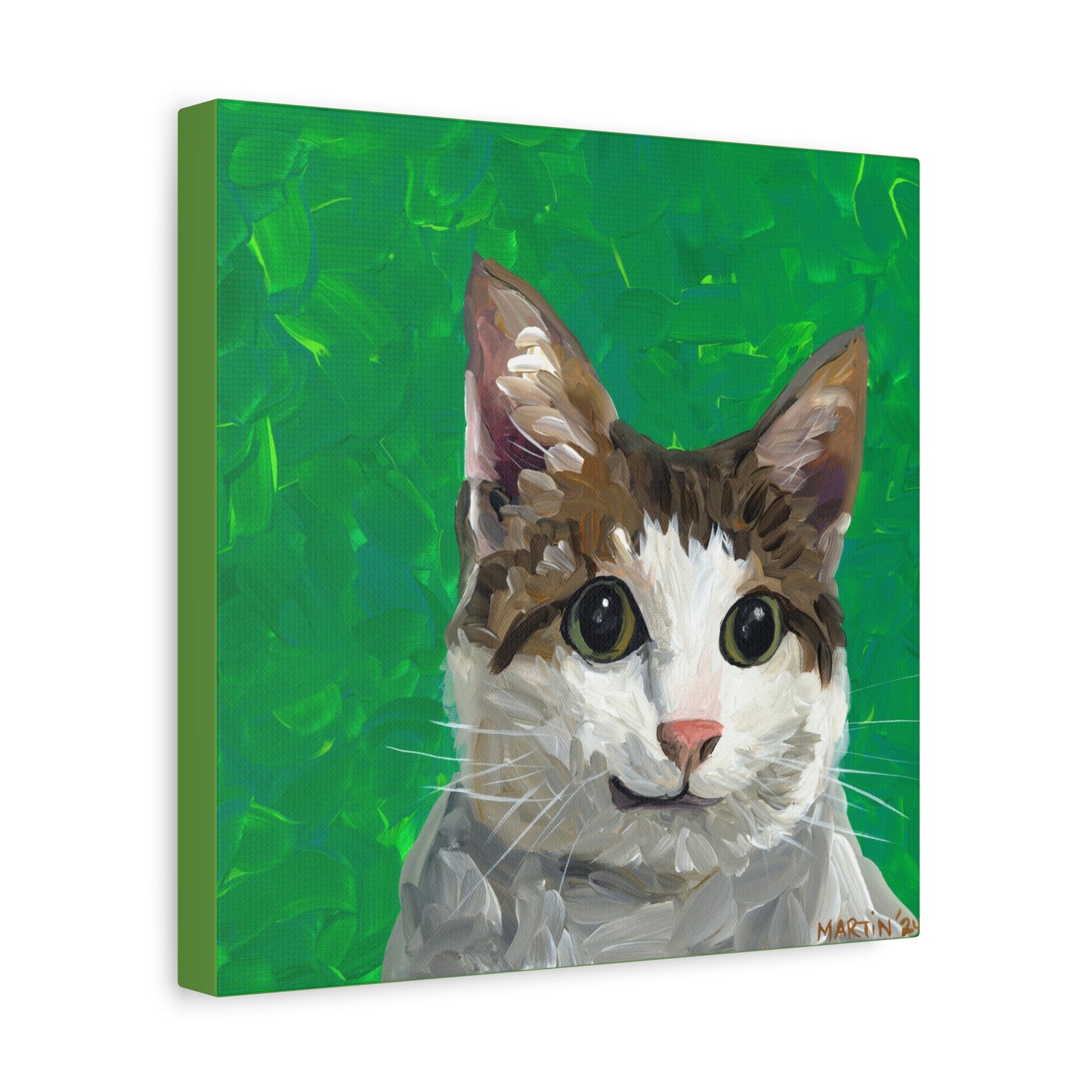 Goofy Tabby Canvas Gallery Wrap
