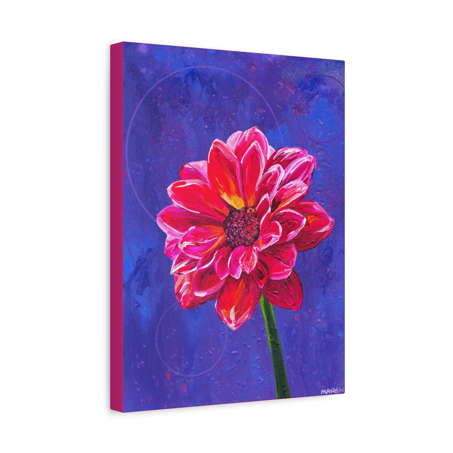 "Dahlia" Matte Canvas, Stretched, 1.25"