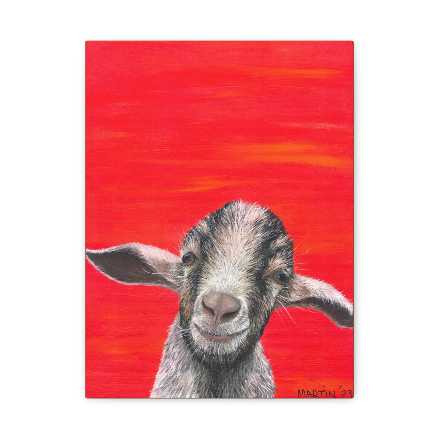 Parsnip the Goat Canvas Gallery Wrap