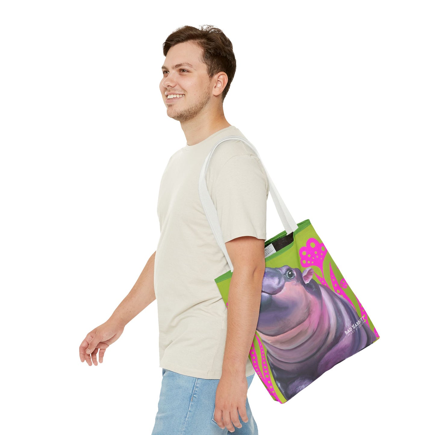 Moo Deng Tote Bag (AOP)