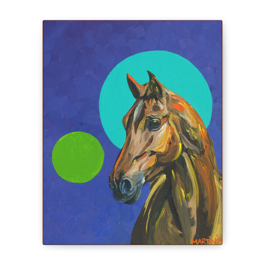 Brown Horse Canvas Gallery Wrap
