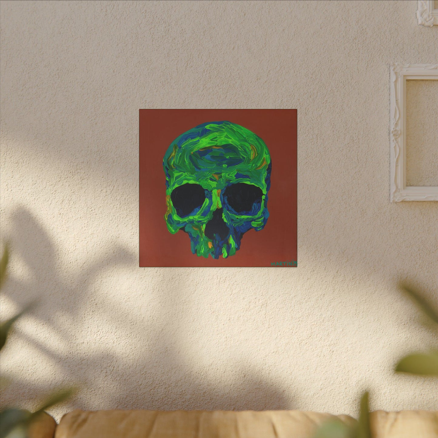 Goopy Skull Canvas Gallery Wrap