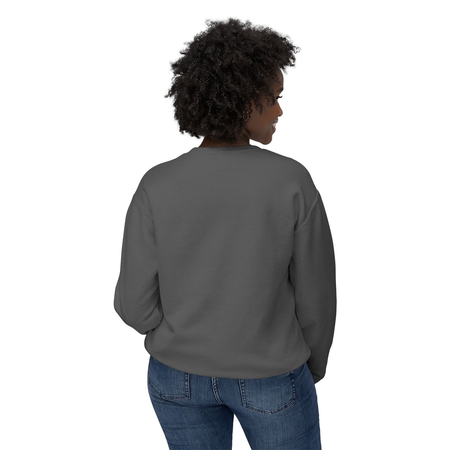 "Bad Rabbitt Art Studio" Unisex Lightweight Crewneck Sweatshirt
