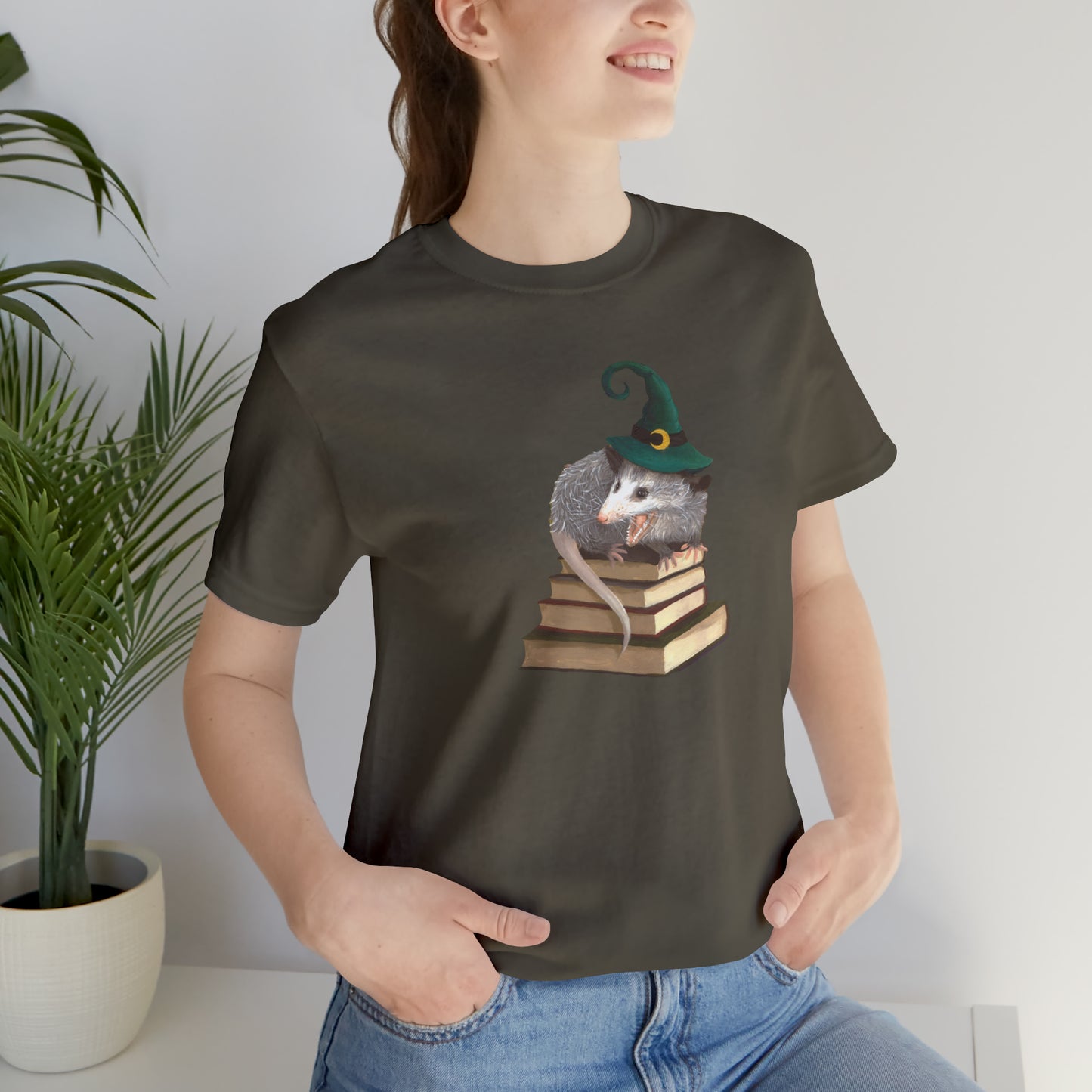 Opossum Witch Unisex Jersey Short Sleeve Tee