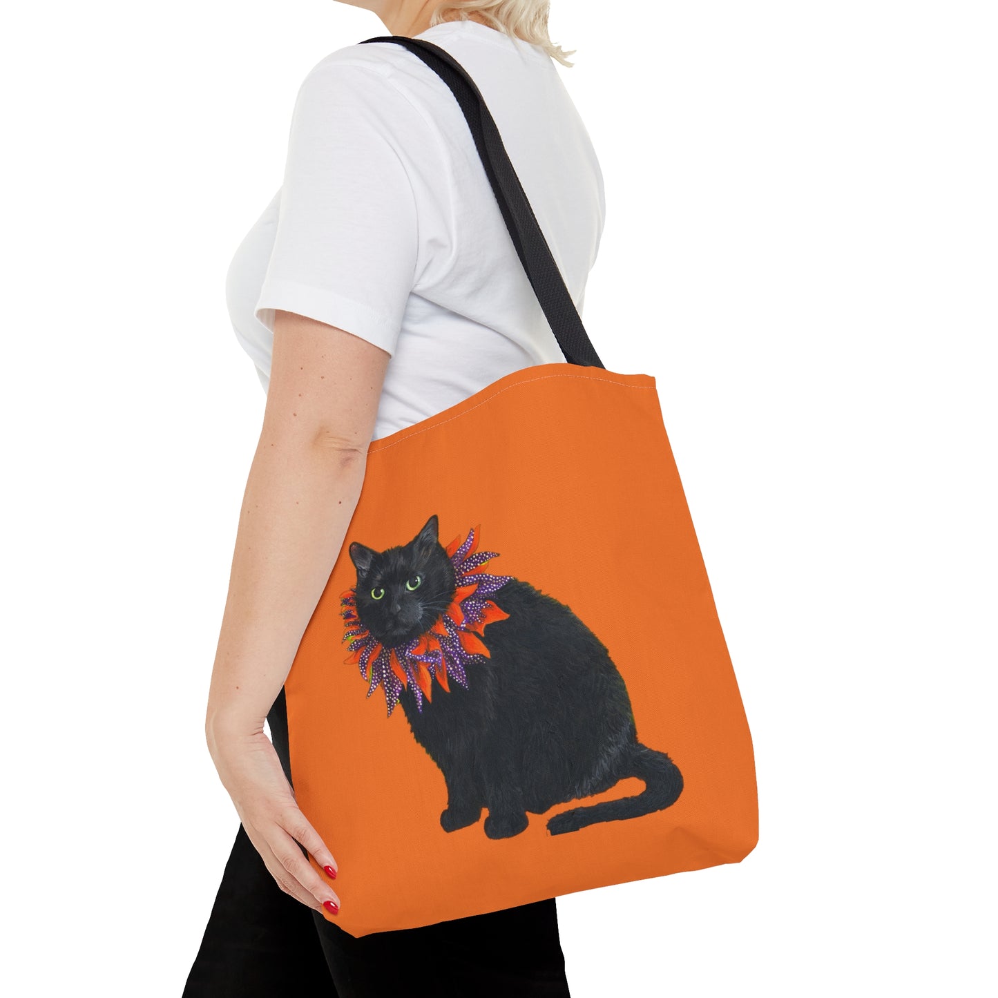 12 the Magical Halloween Cat Tote Bag (AOP)