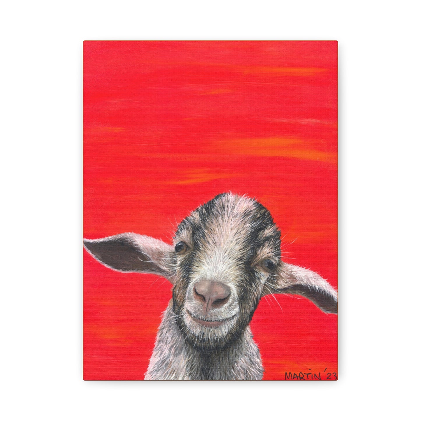 Parsnip the Goat Canvas Gallery Wrap