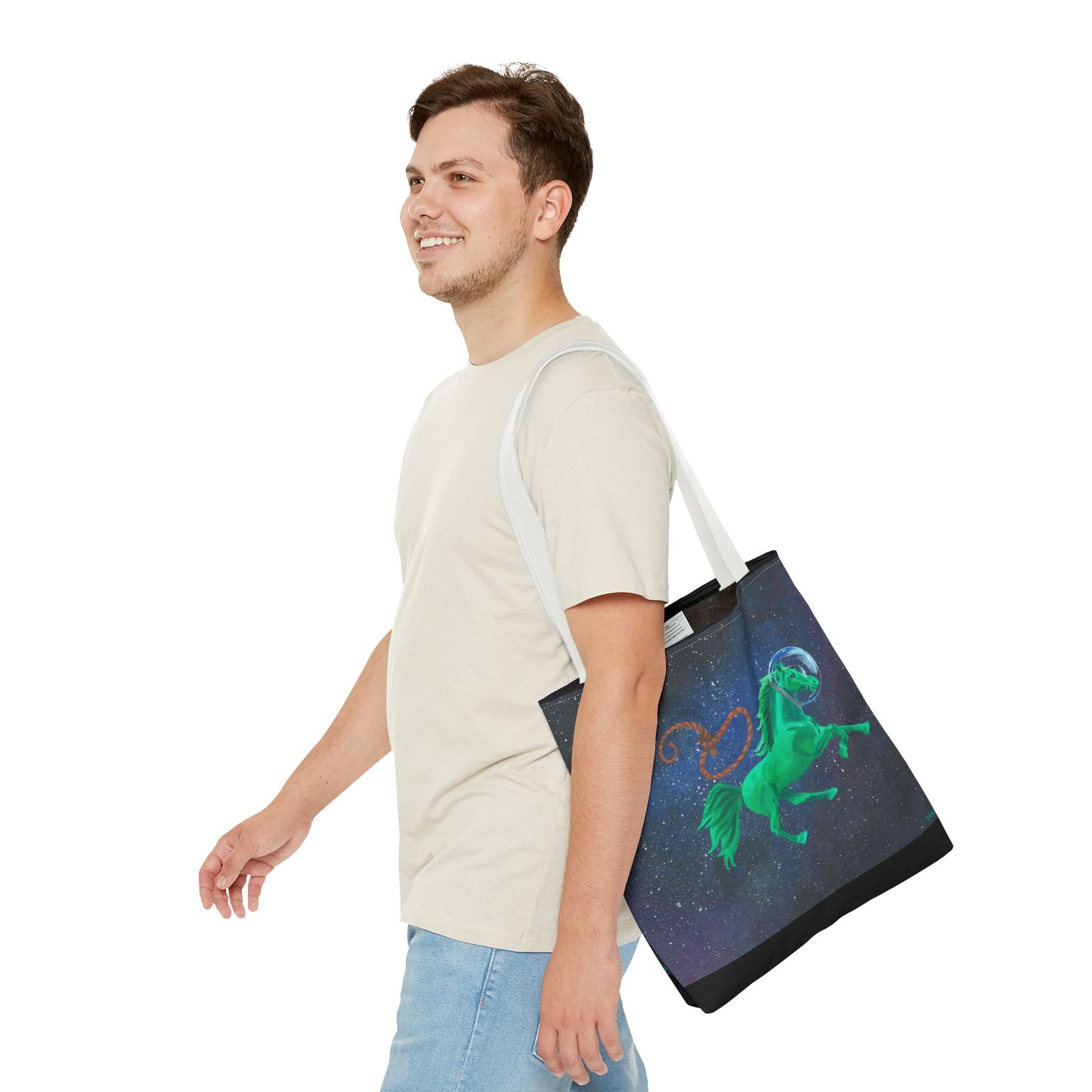 Space Horse Tote Bag