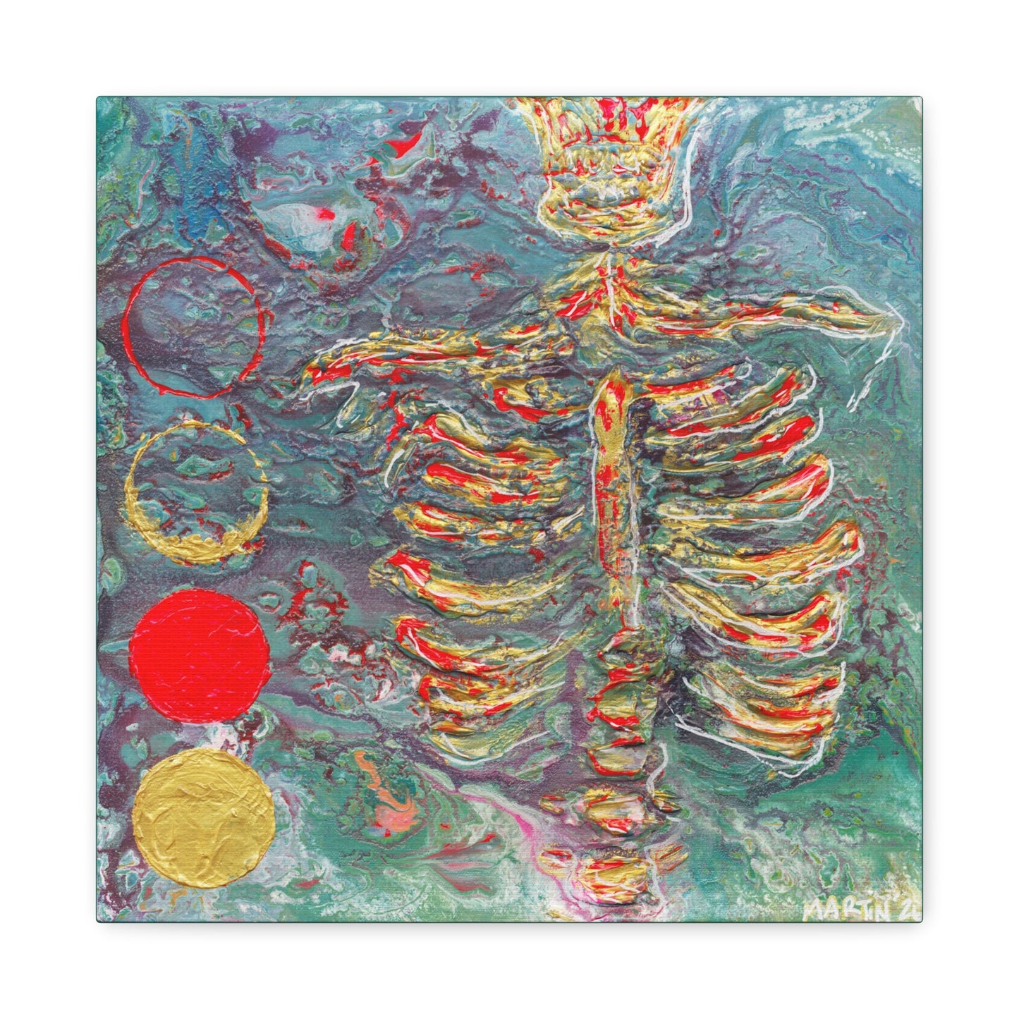 "Beneath the Moons" Matte Canvas, Stretched, 1.25"