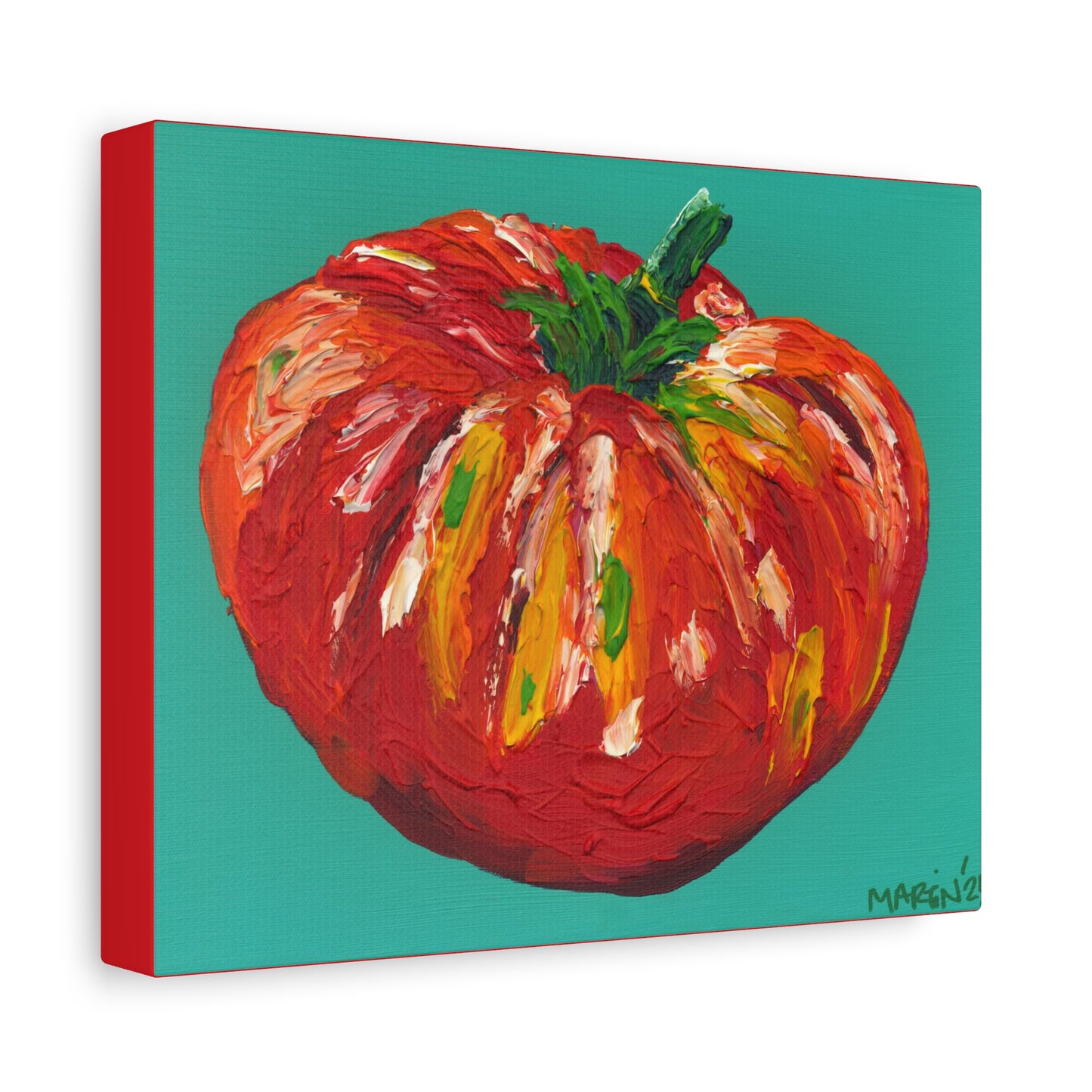 Funky Tomato 3 Matte Canvas, Stretched, 1.25"