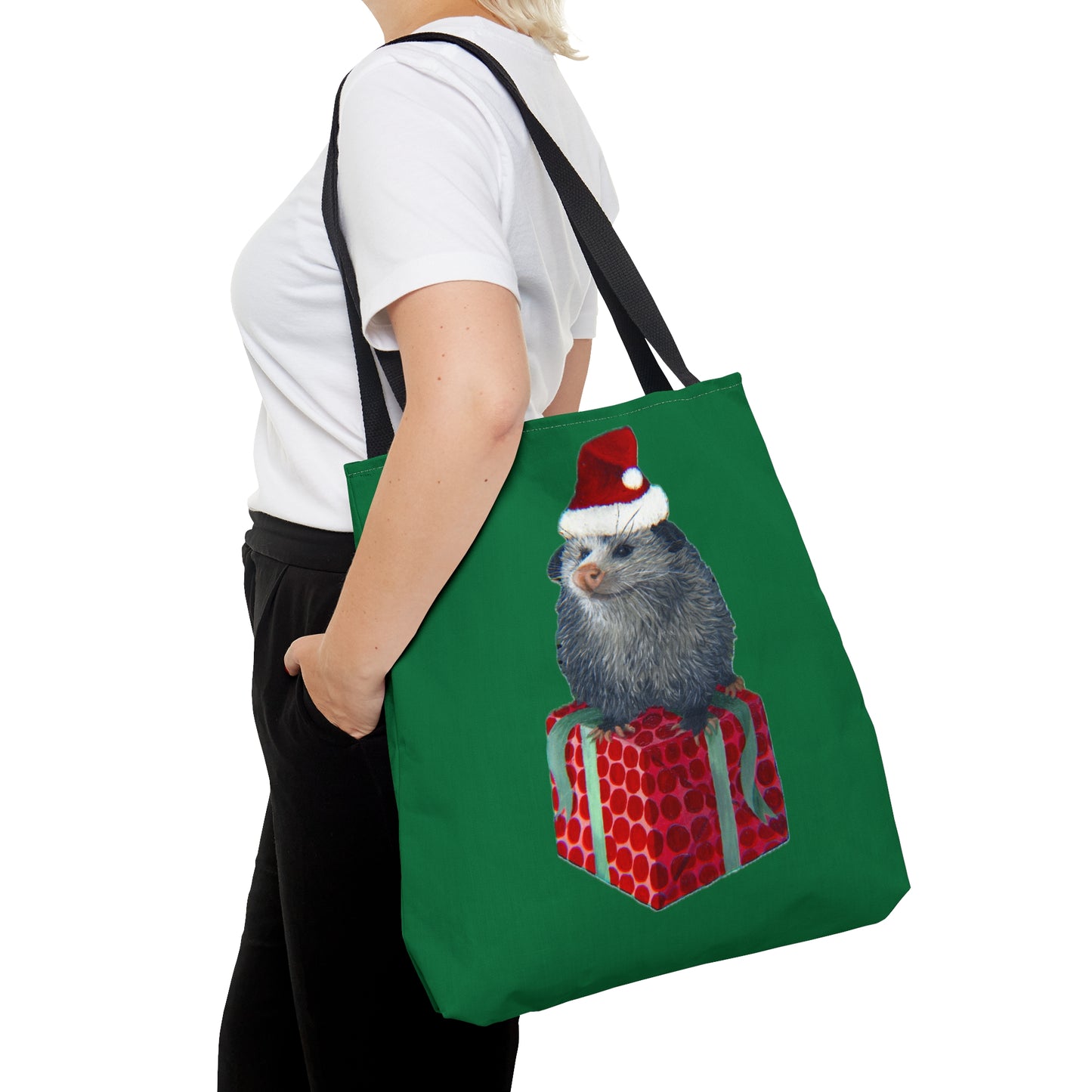 Christmas Opossum Tote Bag (AOP)