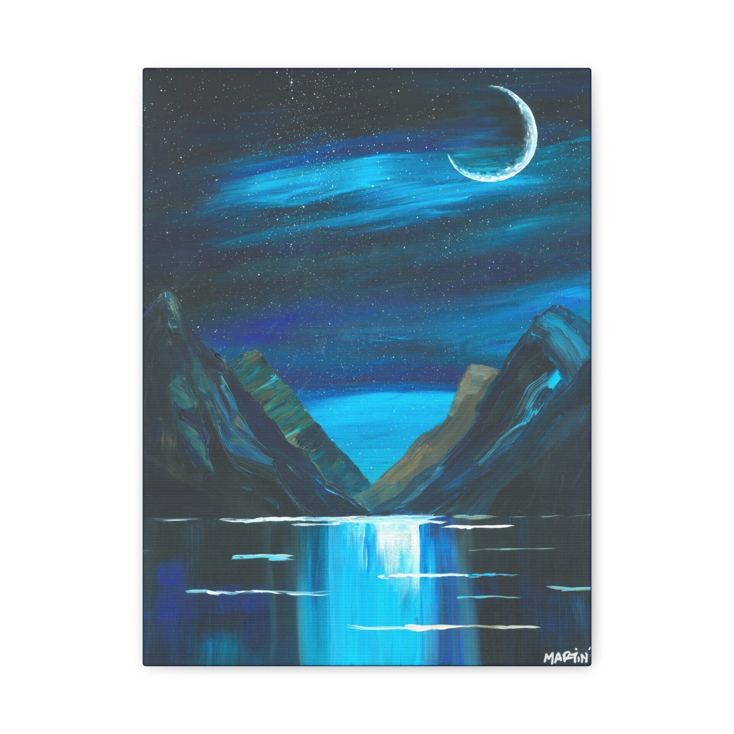 Moon Valley - Matte Canvas, Stretched, 1.25"