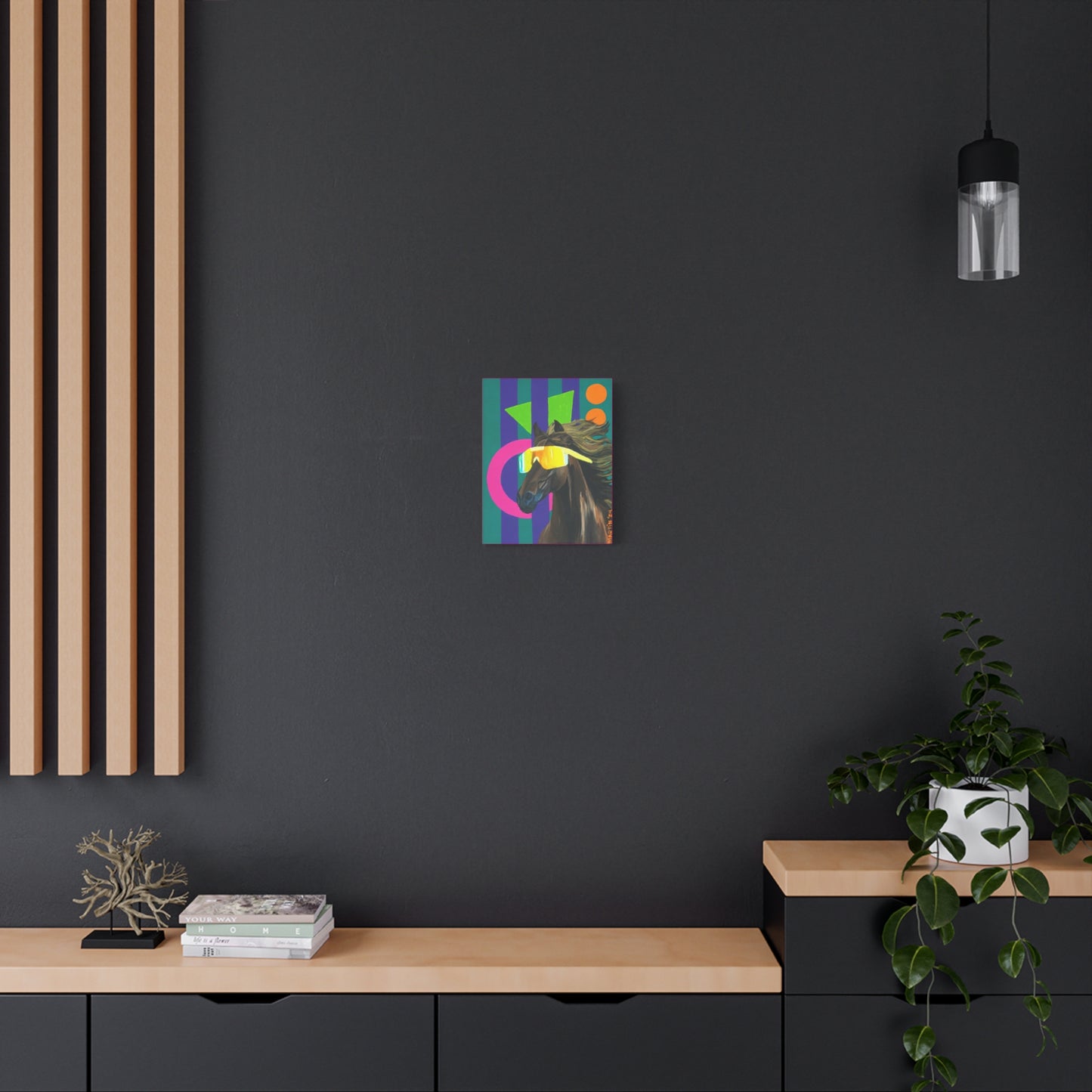 Dude Bro Horse Canvas Gallery Wrap