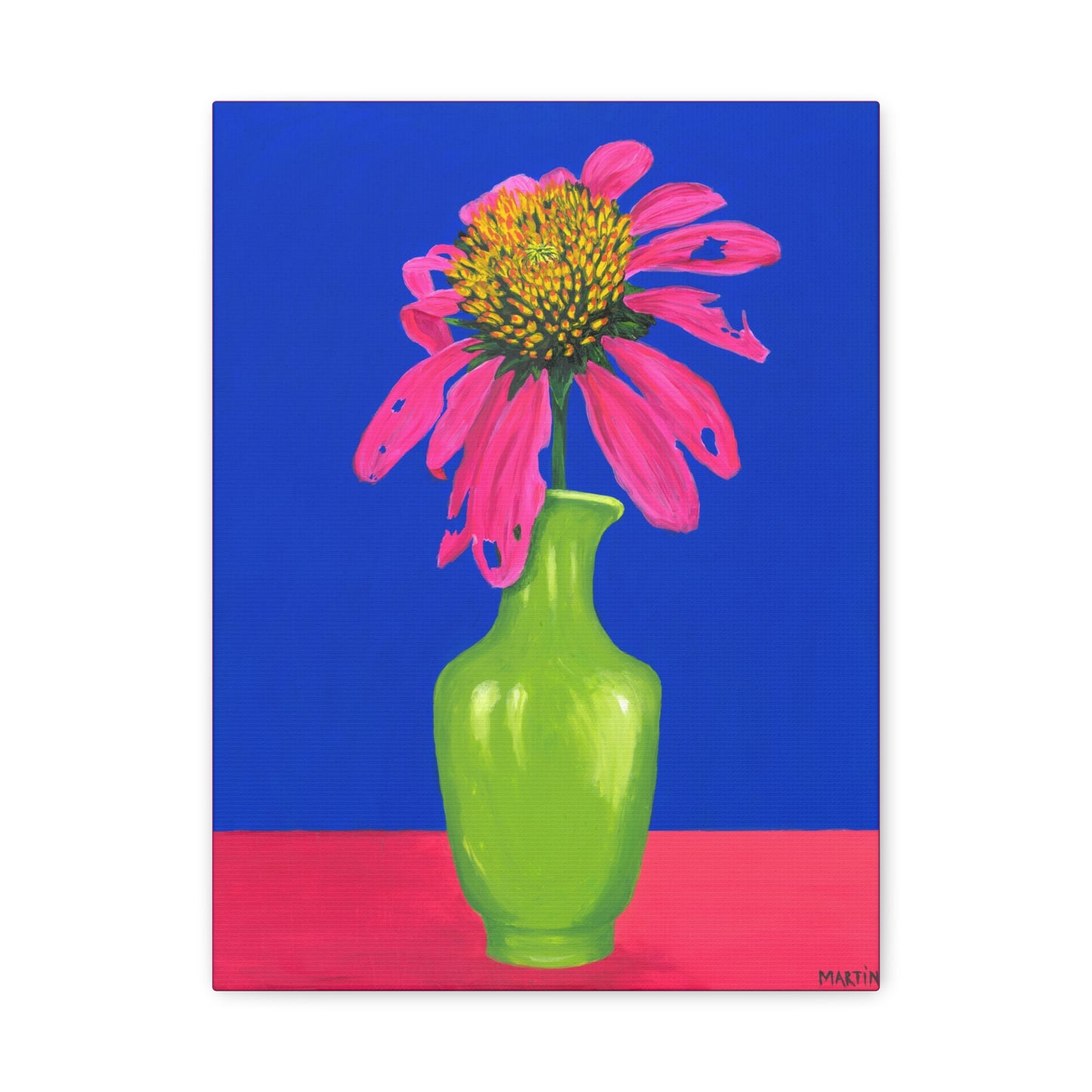 Beat-Up Coneflower Canvas Gallery Wrap