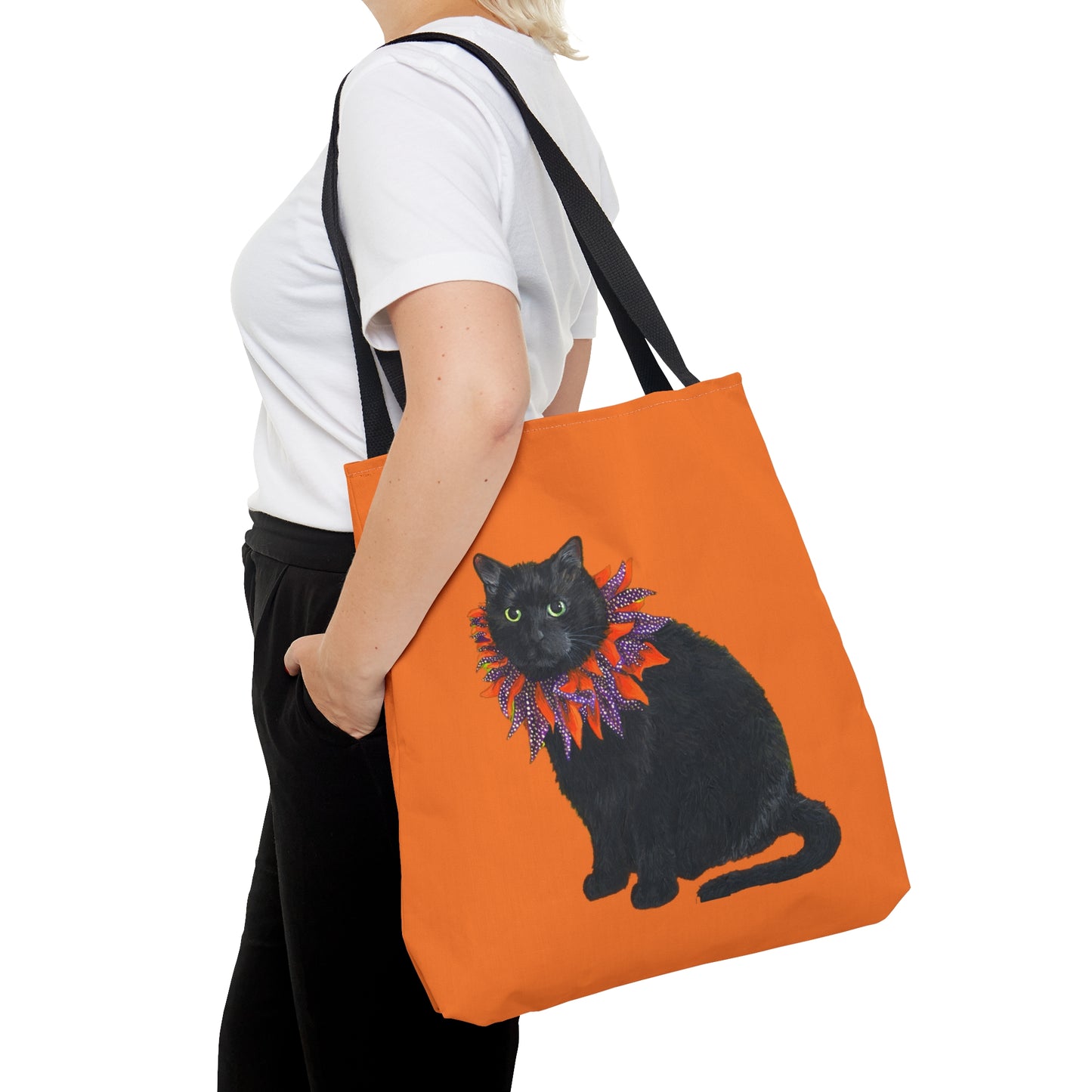 12 the Magical Halloween Cat Tote Bag (AOP)