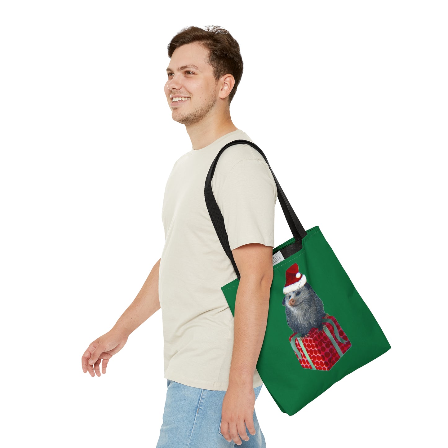 Christmas Opossum Tote Bag (AOP)