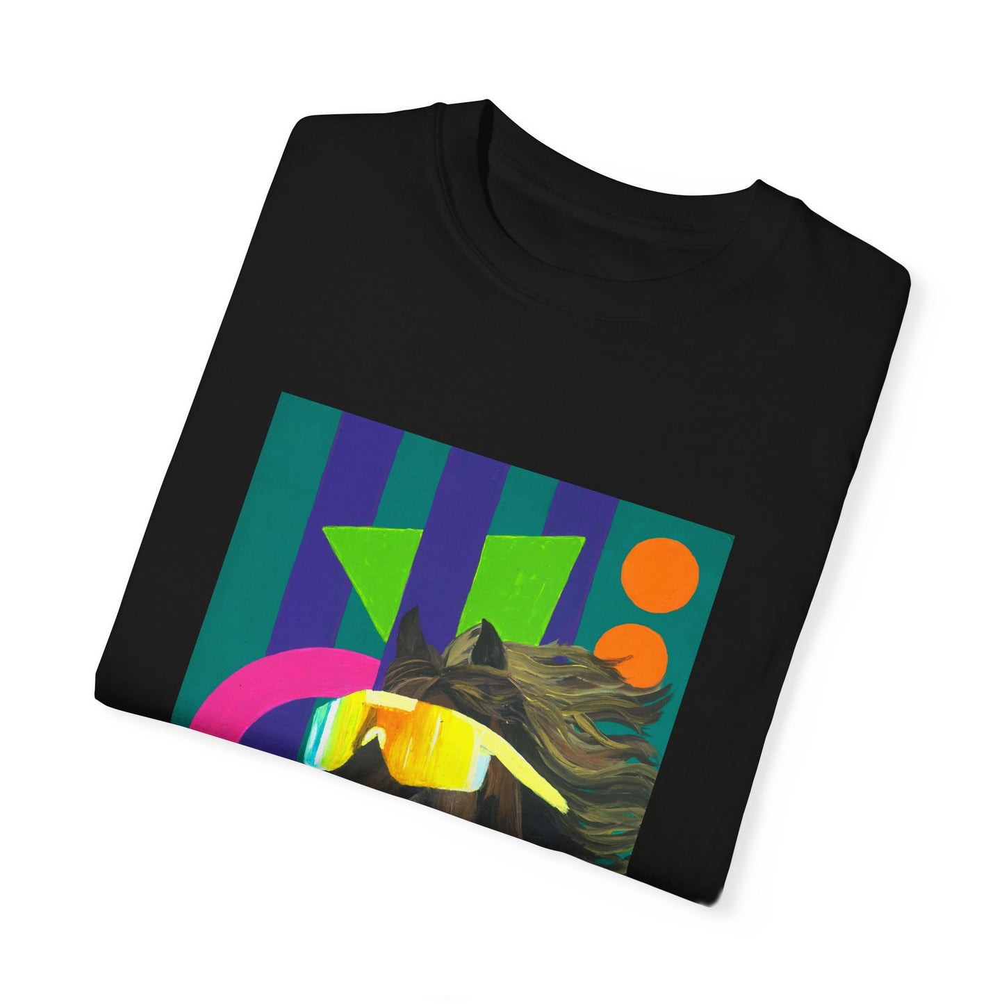 Dude Bro Horse Unisex Garment-Dyed T-shirt
