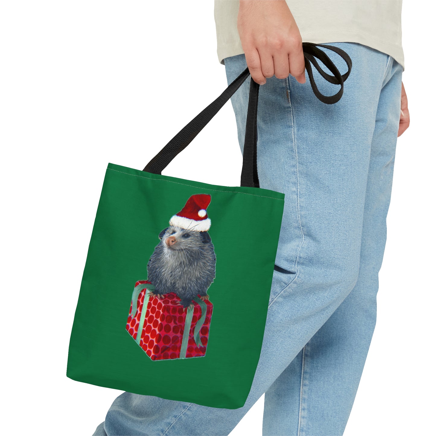 Christmas Opossum Tote Bag (AOP)