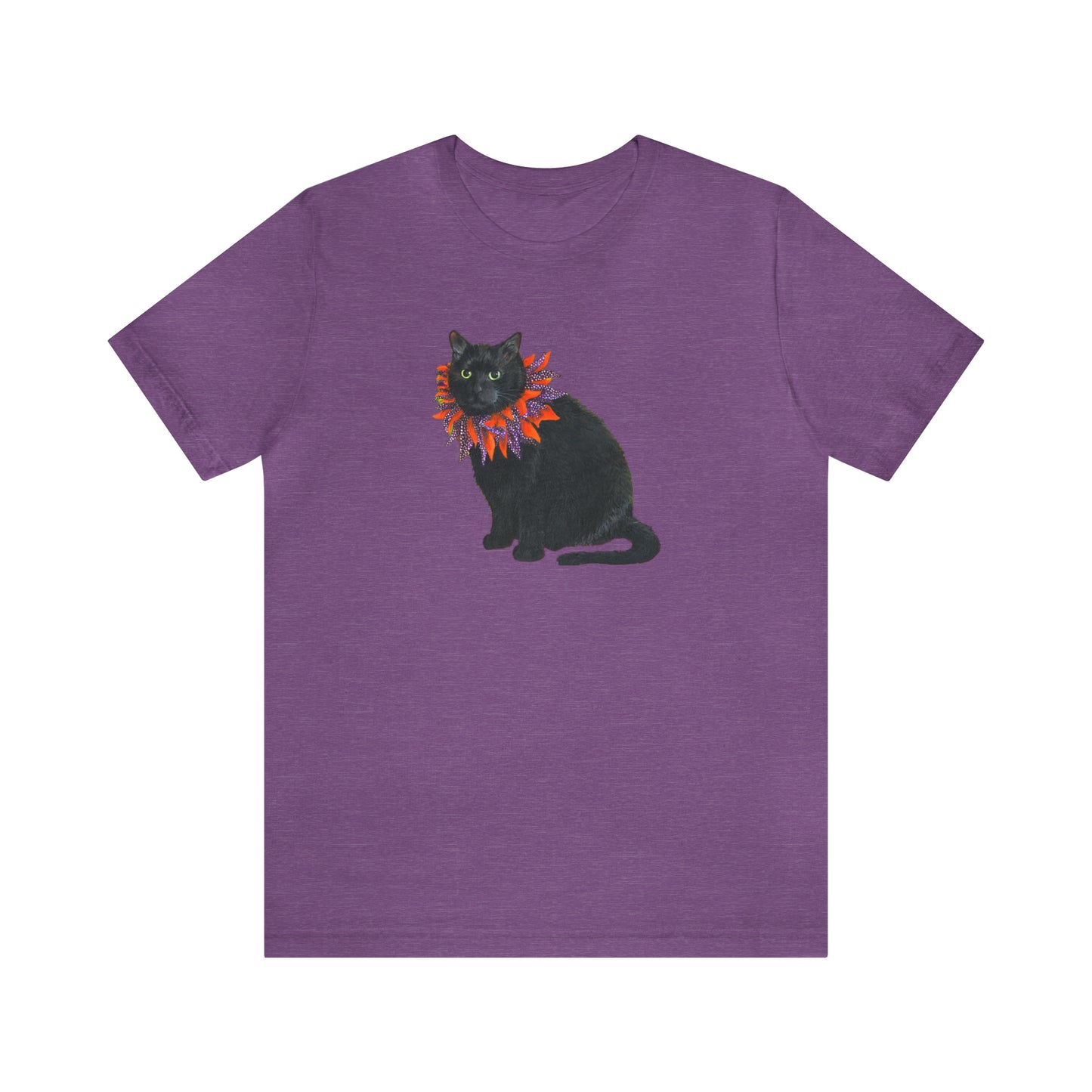 12 the Magical Halloween Cat Unisex Jersey Short Sleeve Tee