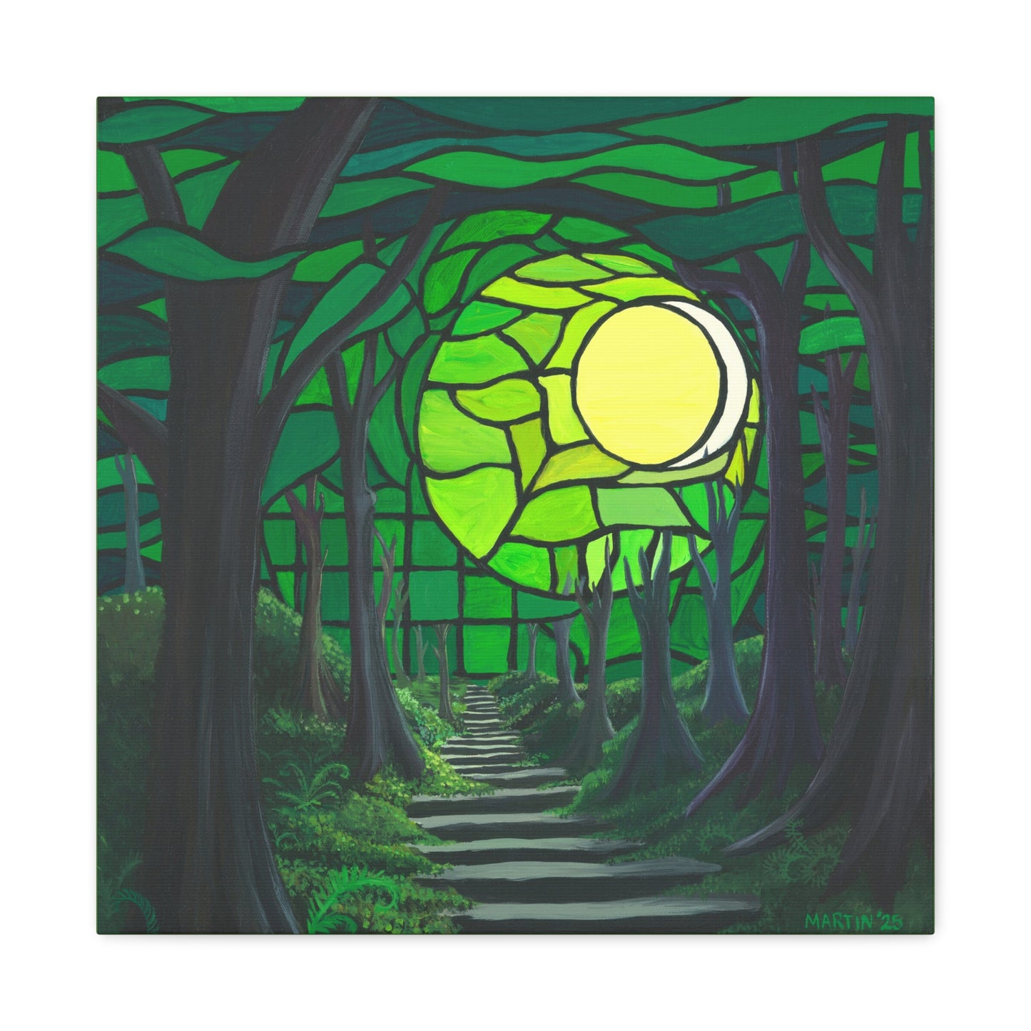 Glass Forest Canvas Gallery Wrap