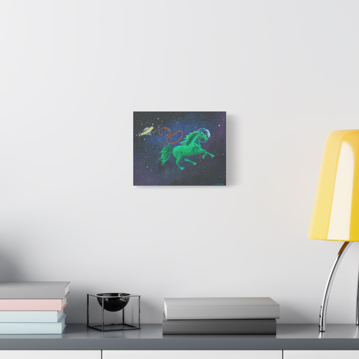Space Horse Canvas Gallery Wrap