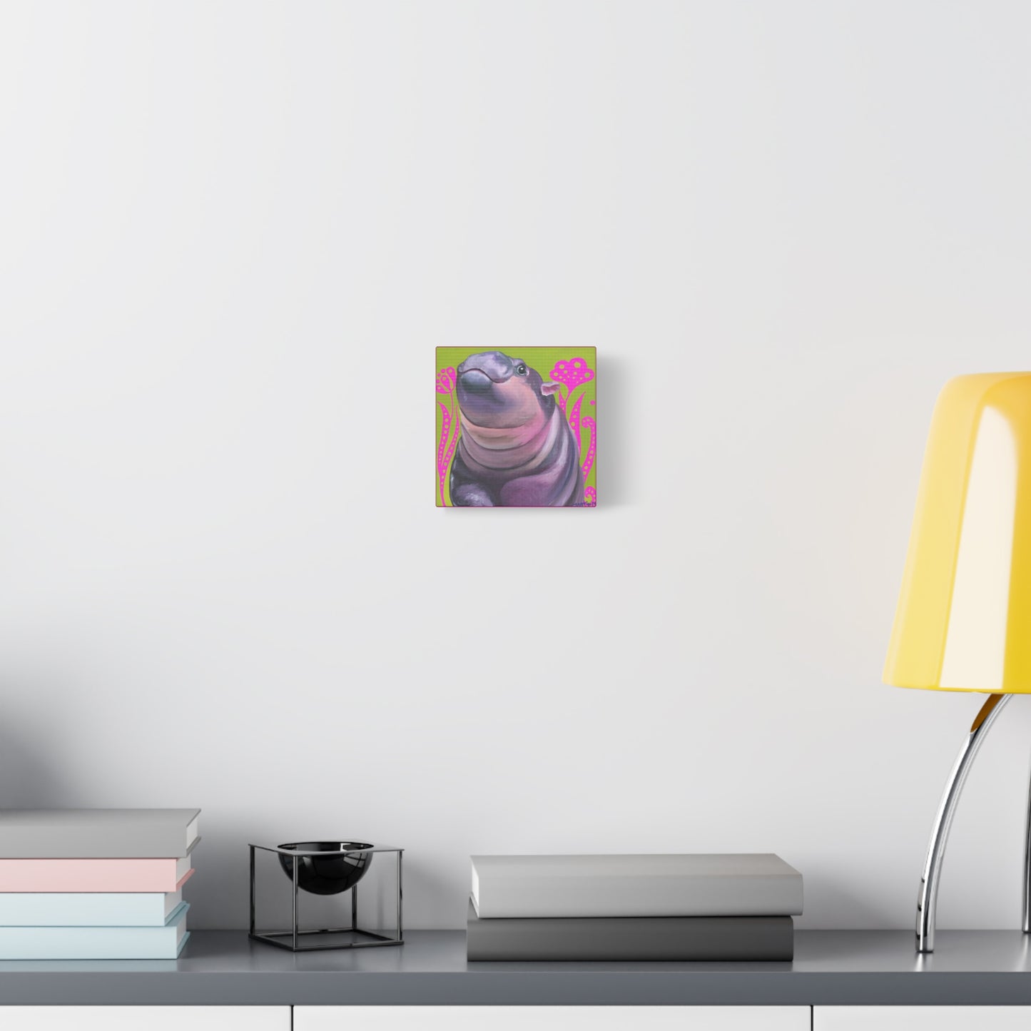Moo Deng 2 Matte Canvas, Stretched, 1.25"